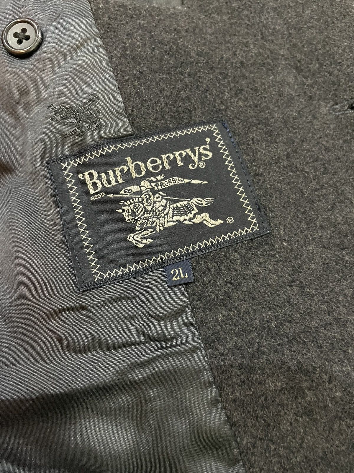 Burberry Burberry Wool Buttons Up Overcoat Jacket Size US XL / EU 56 / 4 - 21 Thumbnail
