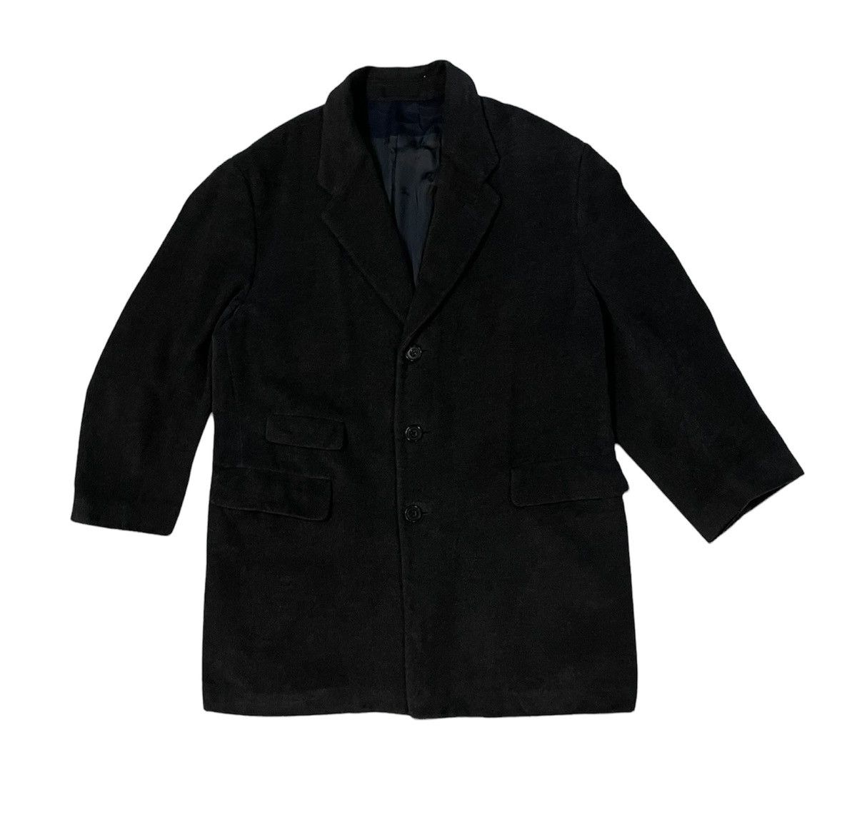 Burberry Burberry Wool Buttons Up Overcoat Jacket Size US XL / EU 56 / 4 - 1 Thumbnail