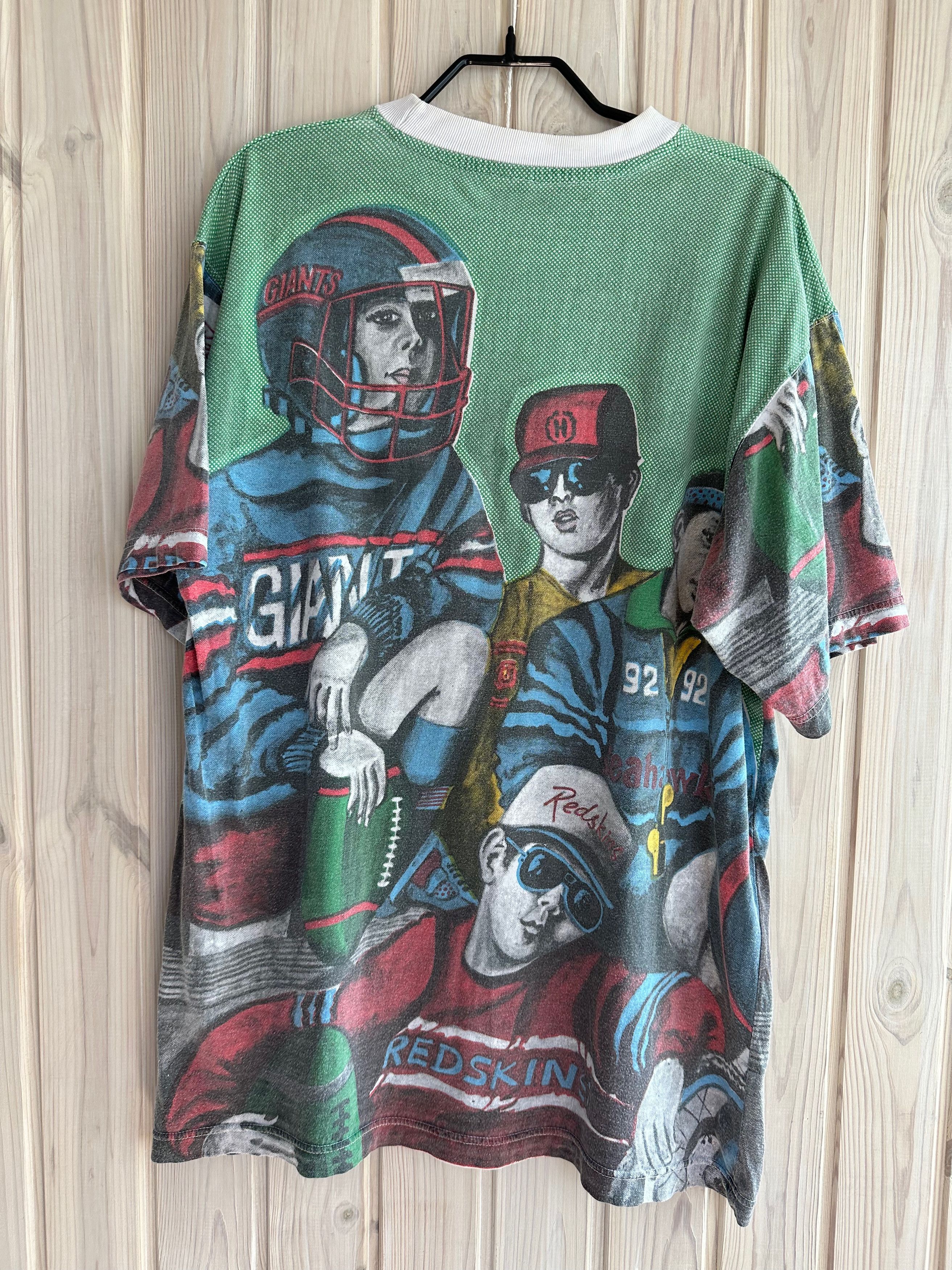 MLB 90's MLB teams baseball over print t shirt tee full Size US L / EU 52-54 / 3 - 5 Thumbnail