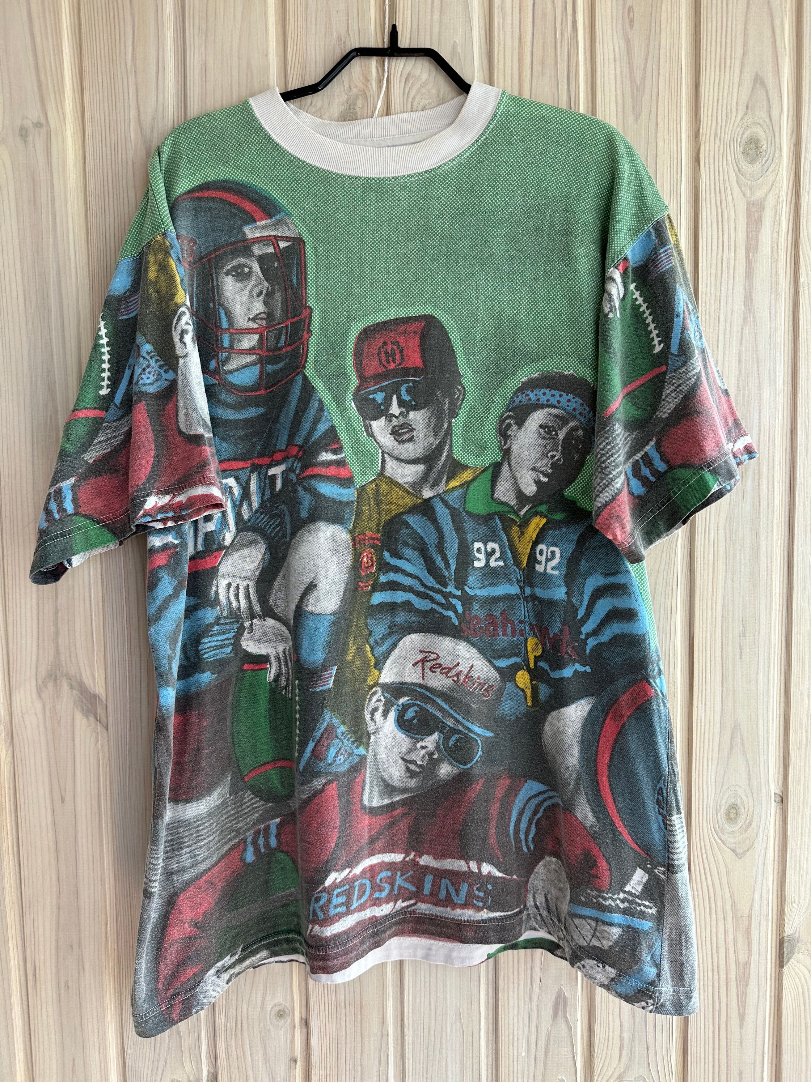 MLB 90's MLB teams baseball over print t shirt tee full Size US L / EU 52-54 / 3 - 3 Thumbnail