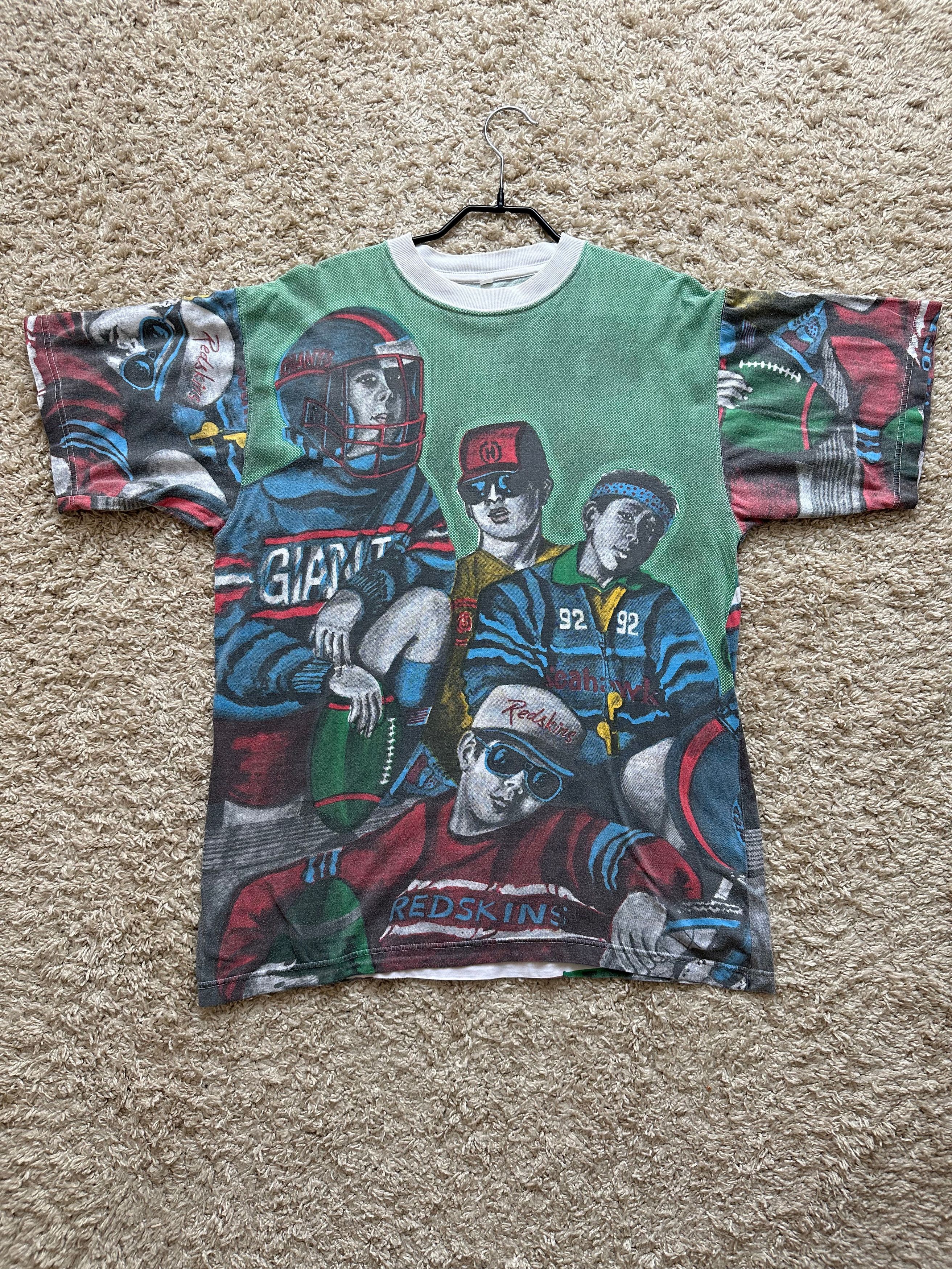 MLB 90's MLB teams baseball over print t shirt tee full Size US L / EU 52-54 / 3 - 1 Thumbnail