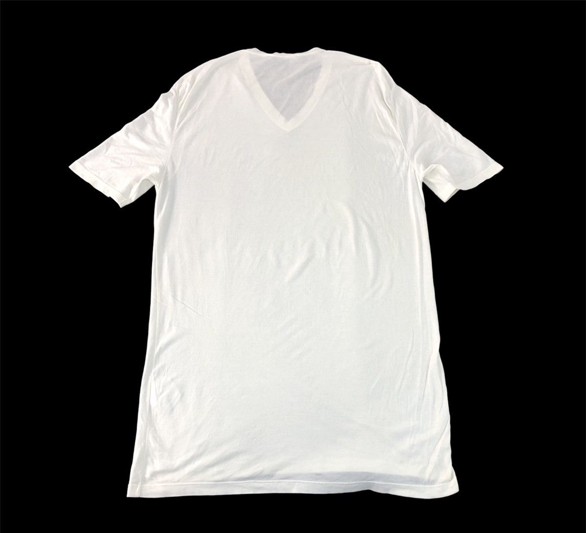 Prada Prada Italy Plain Inner Deep V Neck White Tee Size US M / EU 48-50 / 2 - 2 Thumbnail