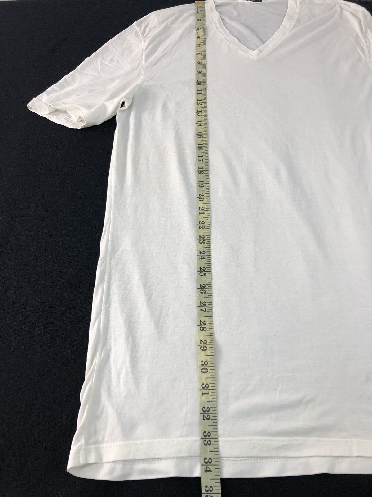 Prada Prada Italy Plain Inner Deep V Neck White Tee Size US M / EU 48-50 / 2 - 8 Thumbnail