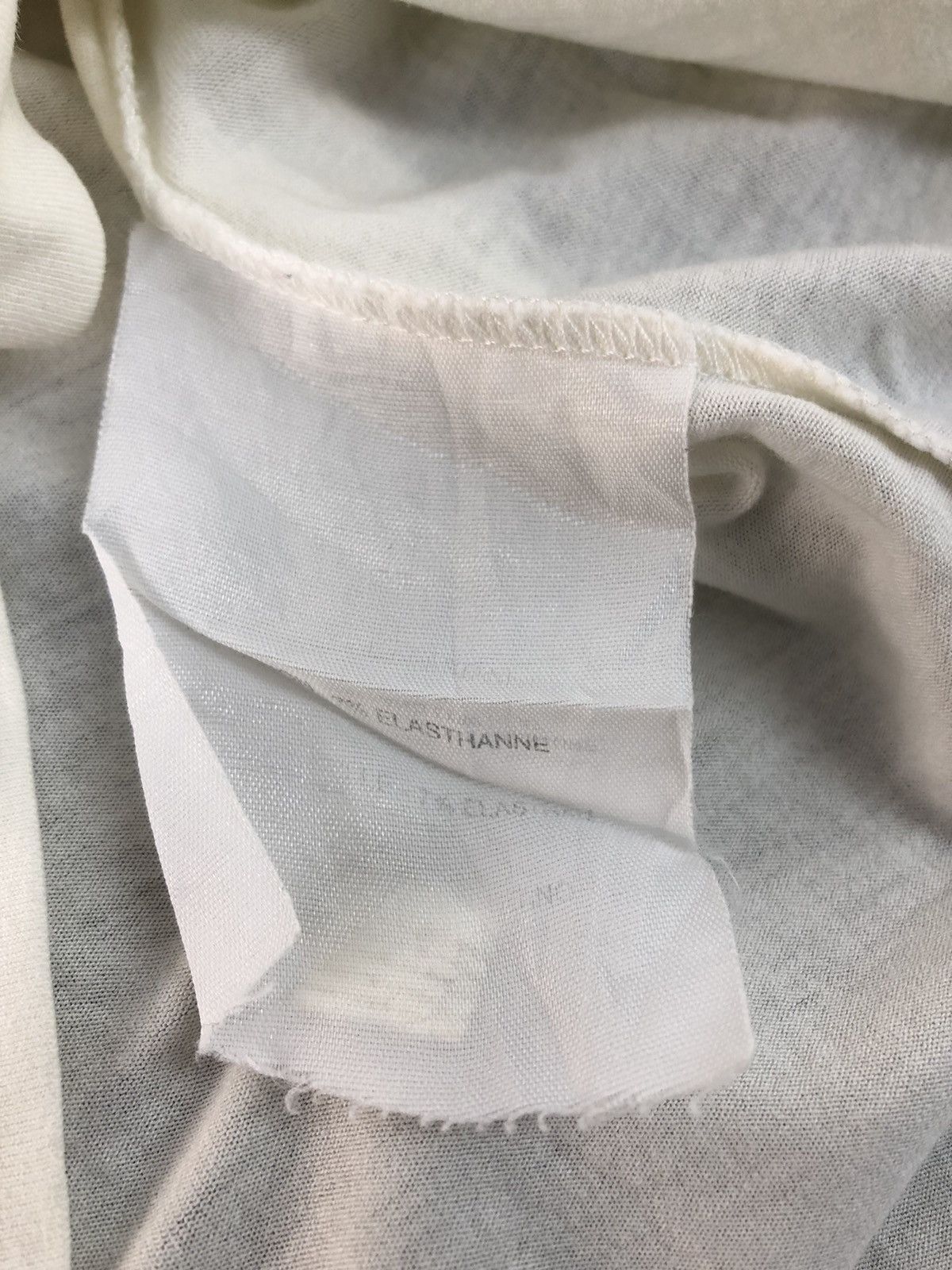 Prada Prada Italy Plain Inner Deep V Neck White Tee Size US M / EU 48-50 / 2 - 6 Thumbnail