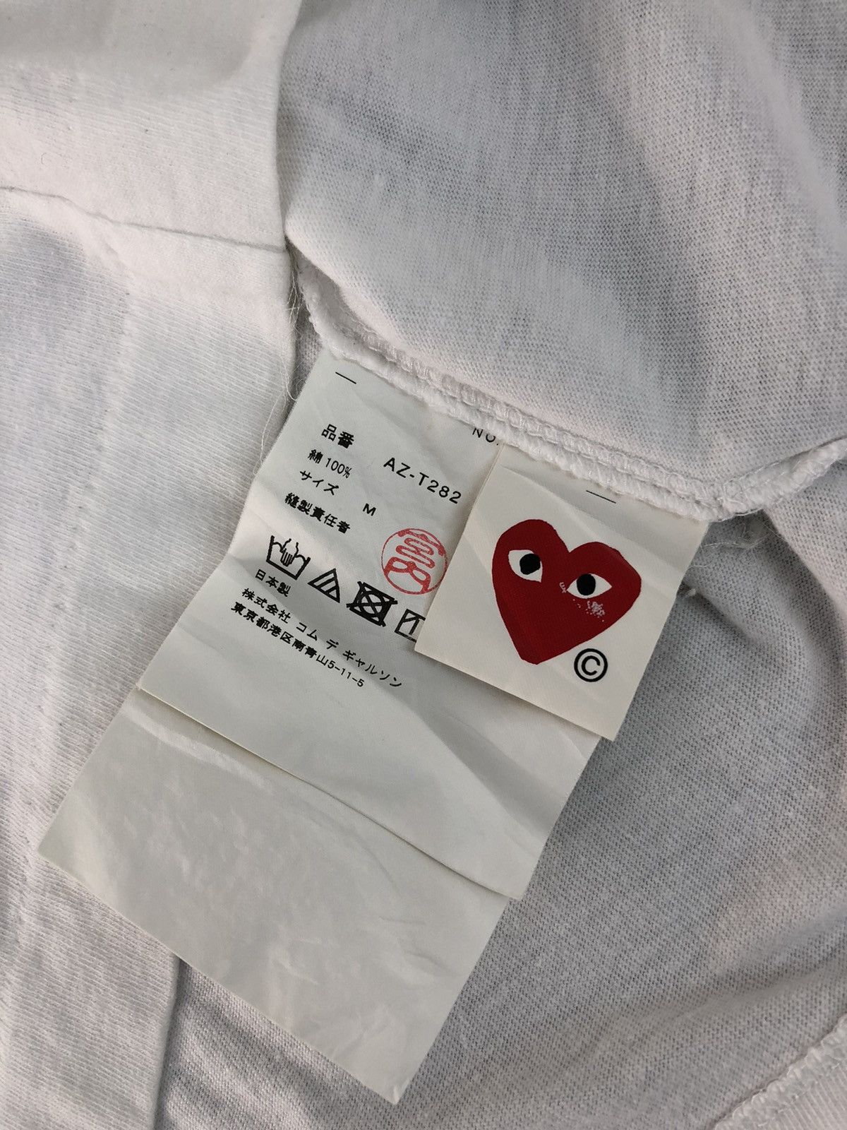 Comme des Garcons Play Comme Des Garcon Eyes Logo Patches Printed Tee Size US M / EU 48-50 / 2 - 6 Thumbnail