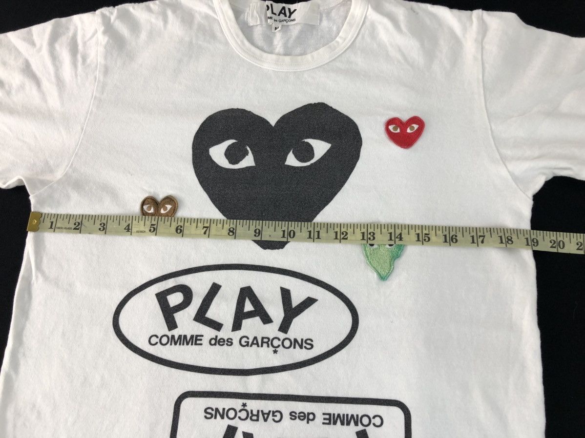 Comme des Garcons Play Comme Des Garcon Eyes Logo Patches Printed Tee Size US M / EU 48-50 / 2 - 10 Thumbnail