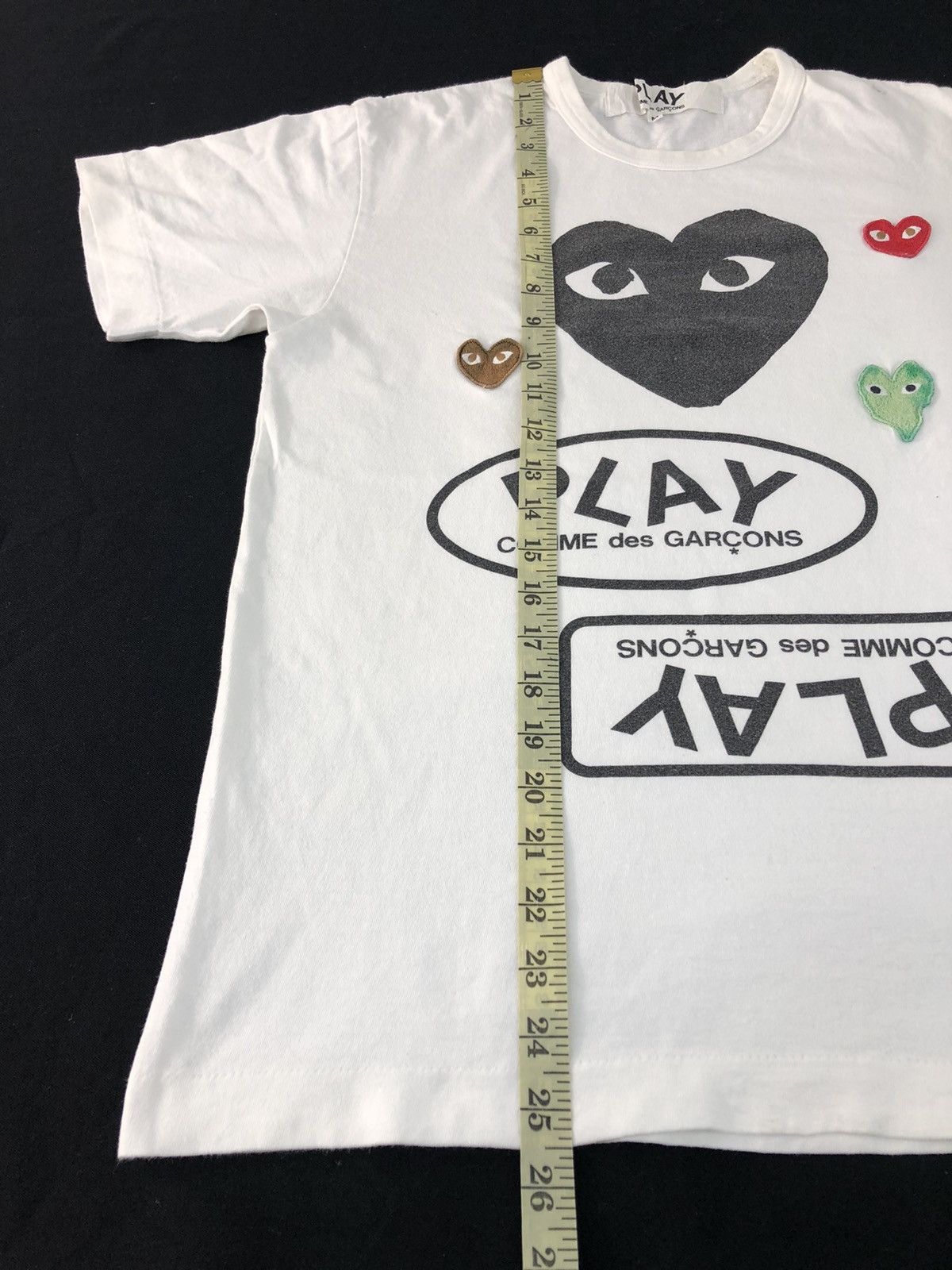 Comme des Garcons Play Comme Des Garcon Eyes Logo Patches Printed Tee Size US M / EU 48-50 / 2 - 11 Thumbnail
