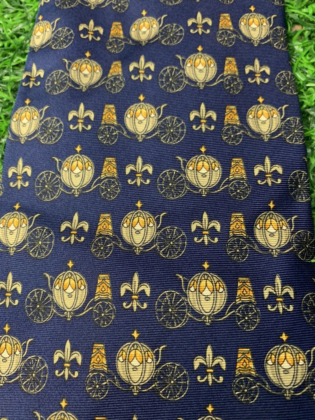 Longchamp Longchamp Men’s Neck Tie Monograms Abstract Size ONE SIZE - 2 Thumbnail