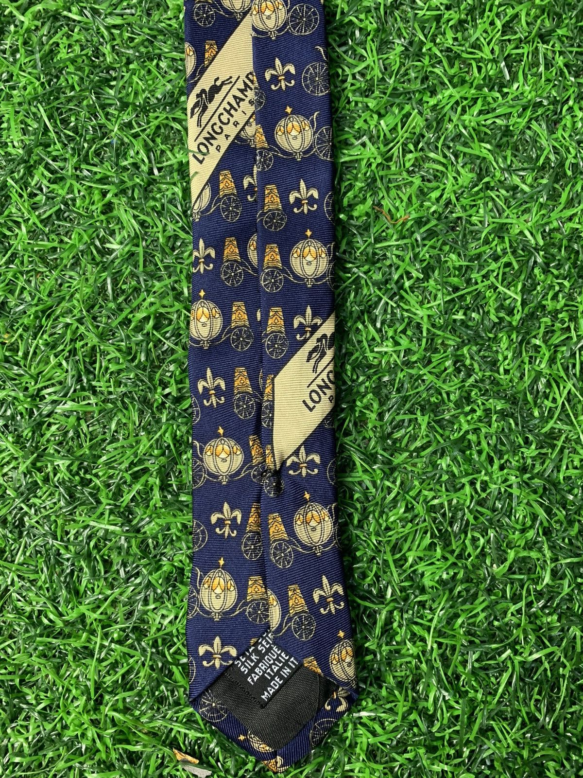 Longchamp Longchamp Men’s Neck Tie Monograms Abstract Size ONE SIZE - 5 Thumbnail