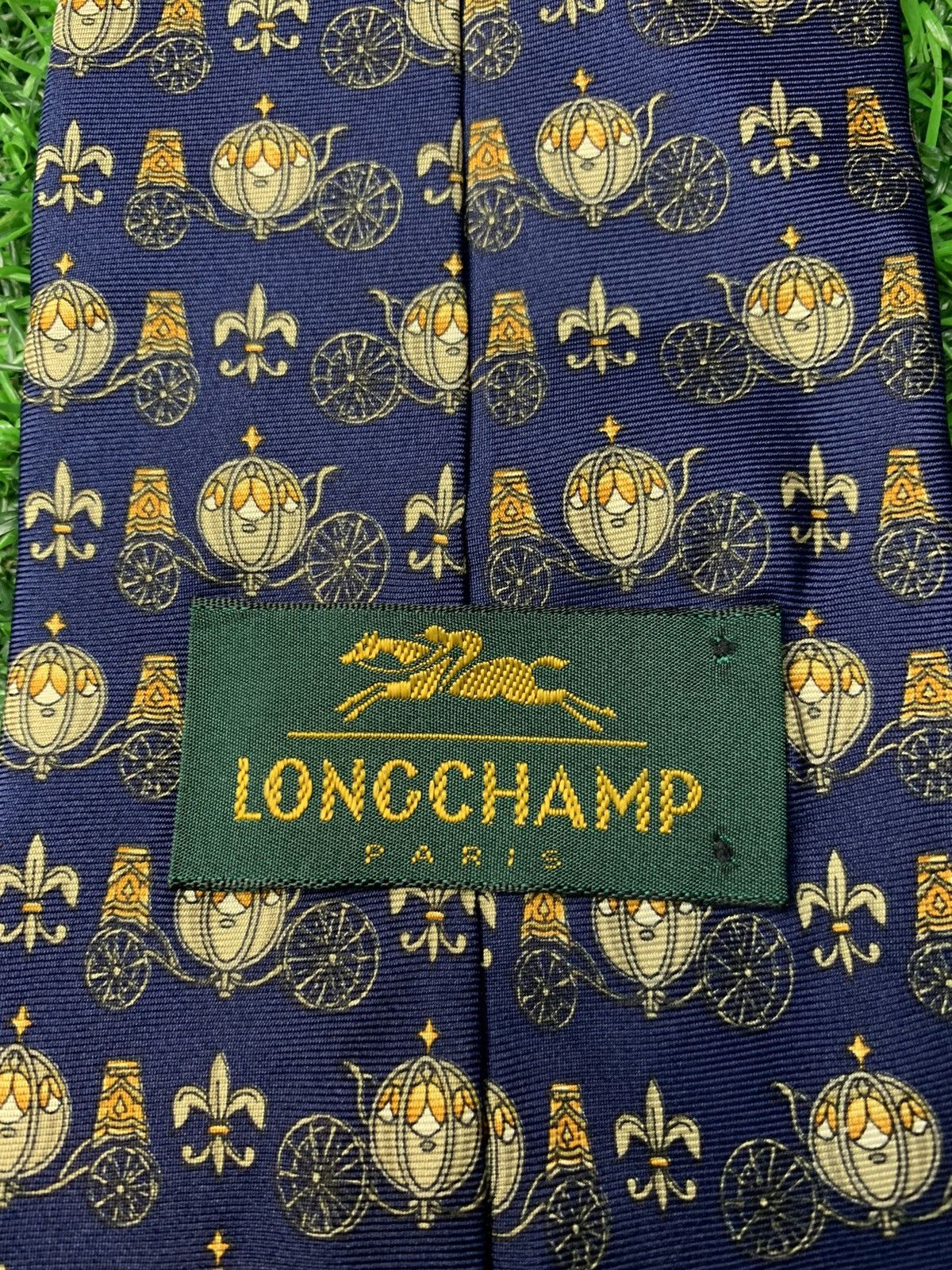 Longchamp Longchamp Men’s Neck Tie Monograms Abstract Size ONE SIZE - 3 Thumbnail