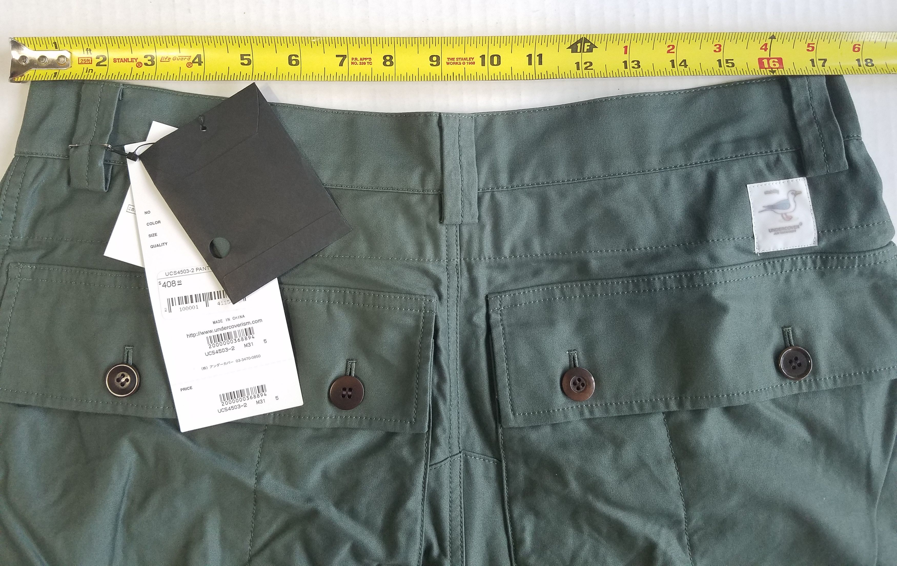 Undercover Undercover Cargo Pants UCS4503-2 NEW w/Tag Size US 36 / EU 52 - 7 Thumbnail