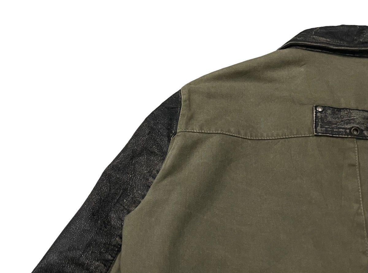 Japanese Brand Vintage Brogden Track Military Inspired Leather Jacket Size US S / EU 44-46 / 1 - 17 Thumbnail