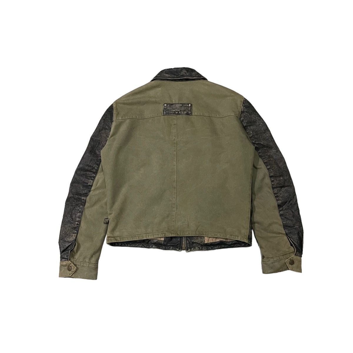 Japanese Brand Vintage Brogden Track Military Inspired Leather Jacket Size US S / EU 44-46 / 1 - 13 Thumbnail