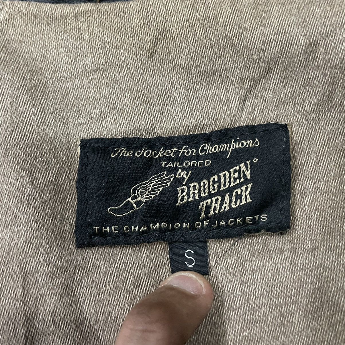 Japanese Brand Vintage Brogden Track Military Inspired Leather Jacket Size US S / EU 44-46 / 1 - 22 Thumbnail