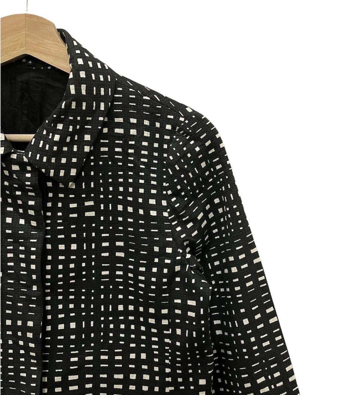 Theory Theory Illusional Checkered Buttons Long Jacket Size XS / US 0-2 / IT 36-38 - 3 Thumbnail
