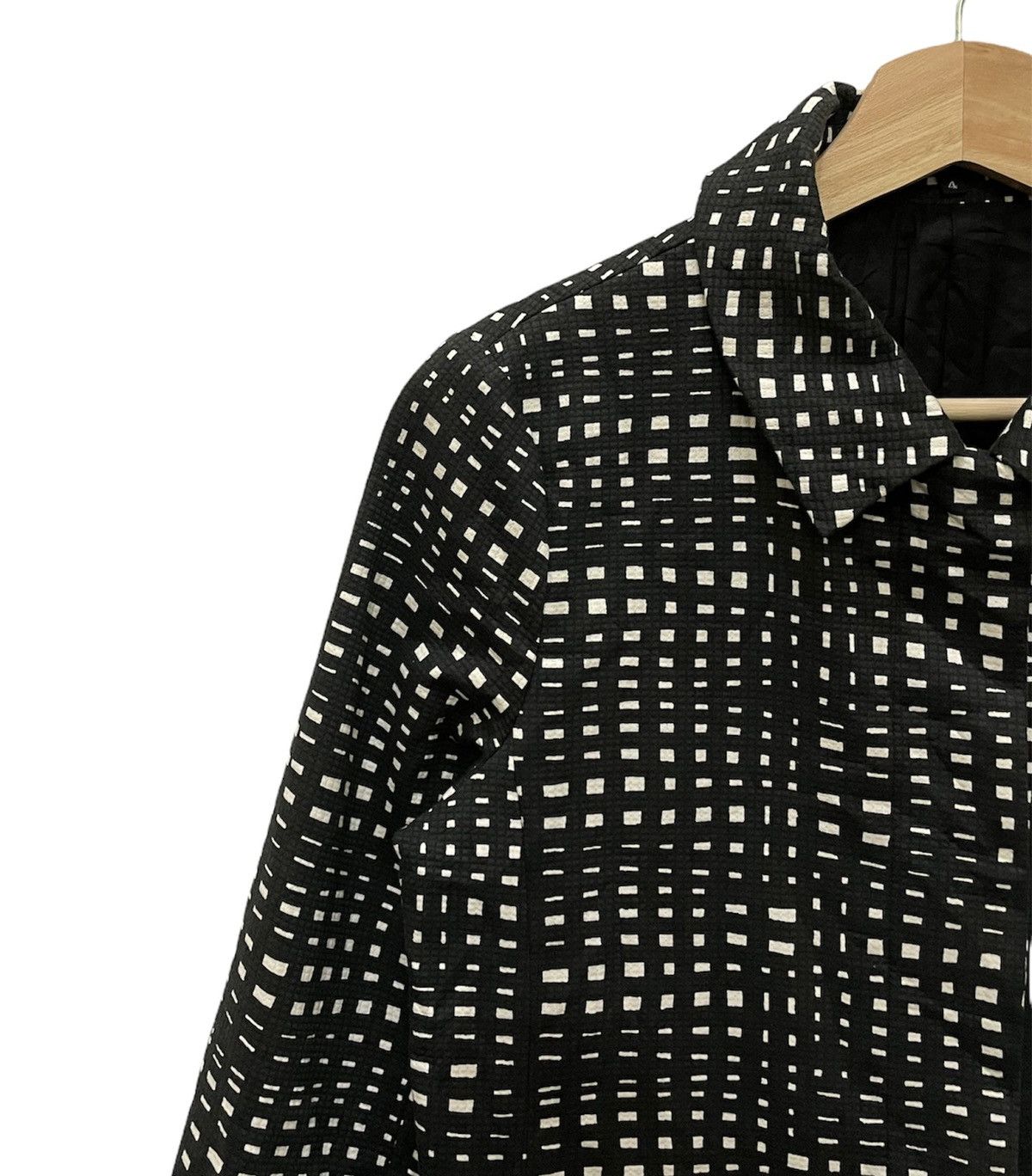 Theory Theory Illusional Checkered Buttons Long Jacket Size XS / US 0-2 / IT 36-38 - 2 Thumbnail