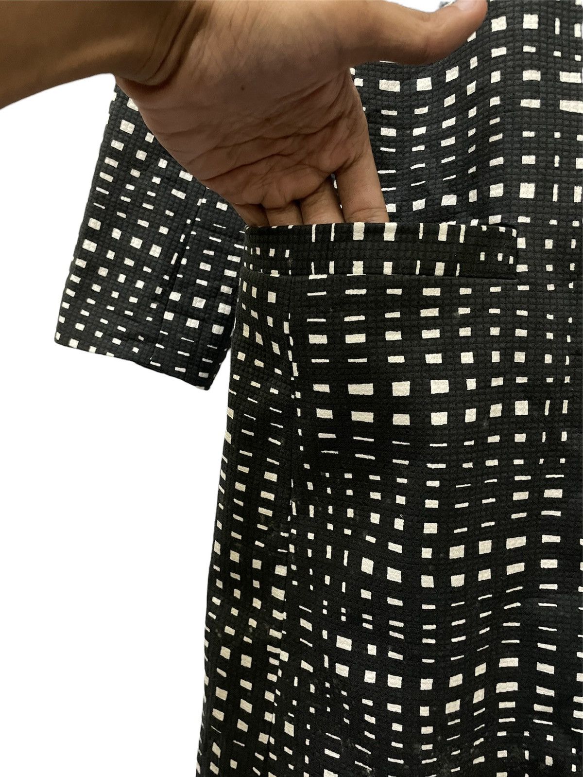 Theory Theory Illusional Checkered Buttons Long Jacket Size XS / US 0-2 / IT 36-38 - 6 Thumbnail