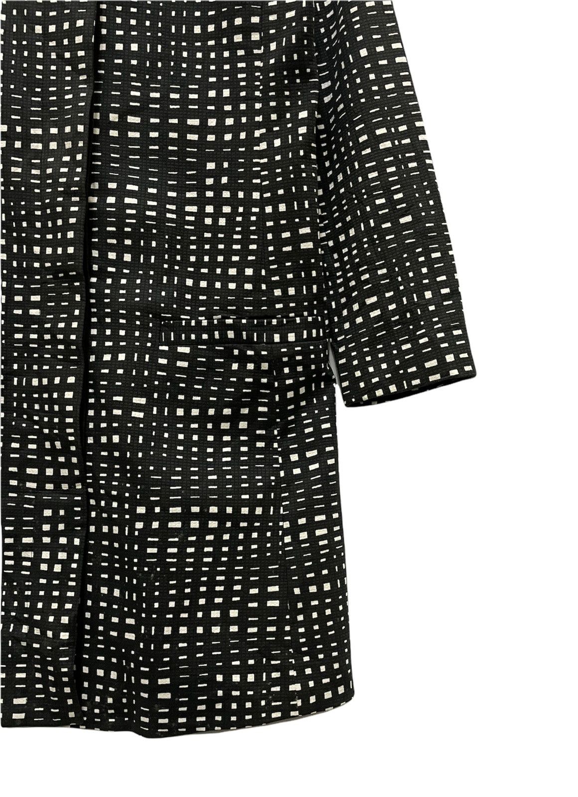 Theory Theory Illusional Checkered Buttons Long Jacket Size XS / US 0-2 / IT 36-38 - 4 Thumbnail