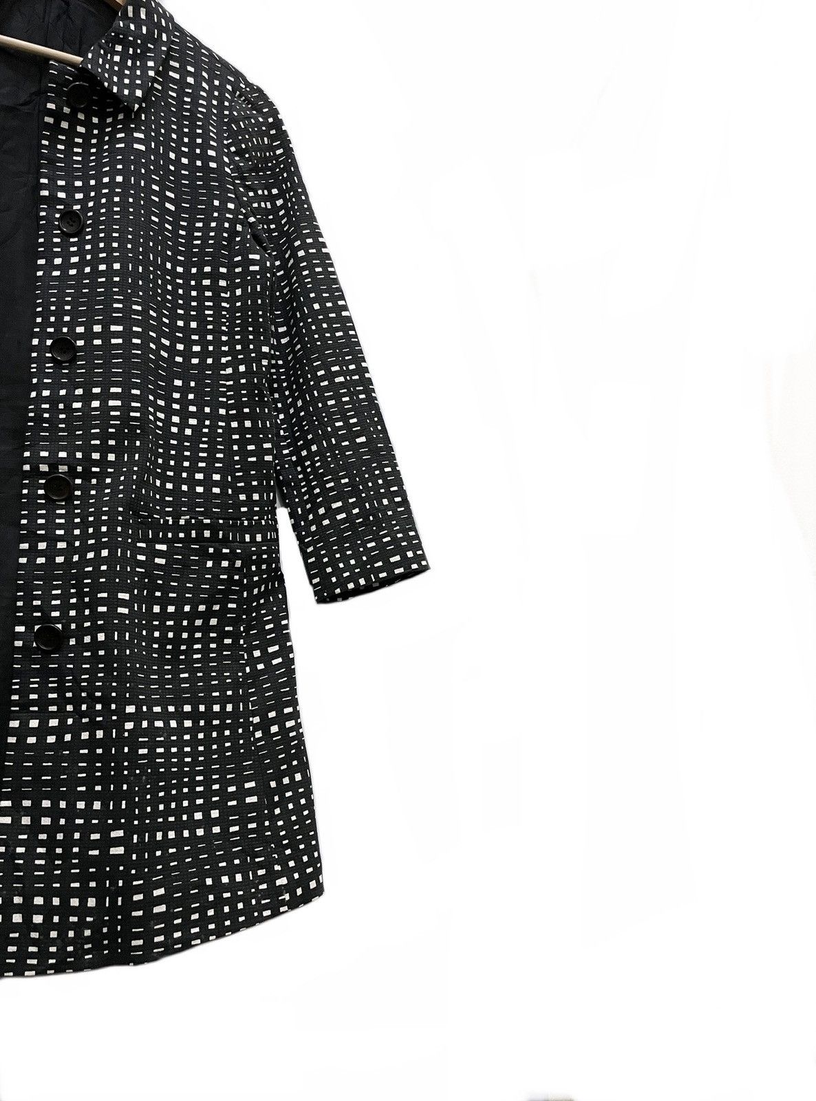 Theory Theory Illusional Checkered Buttons Long Jacket Size XS / US 0-2 / IT 36-38 - 17 Thumbnail