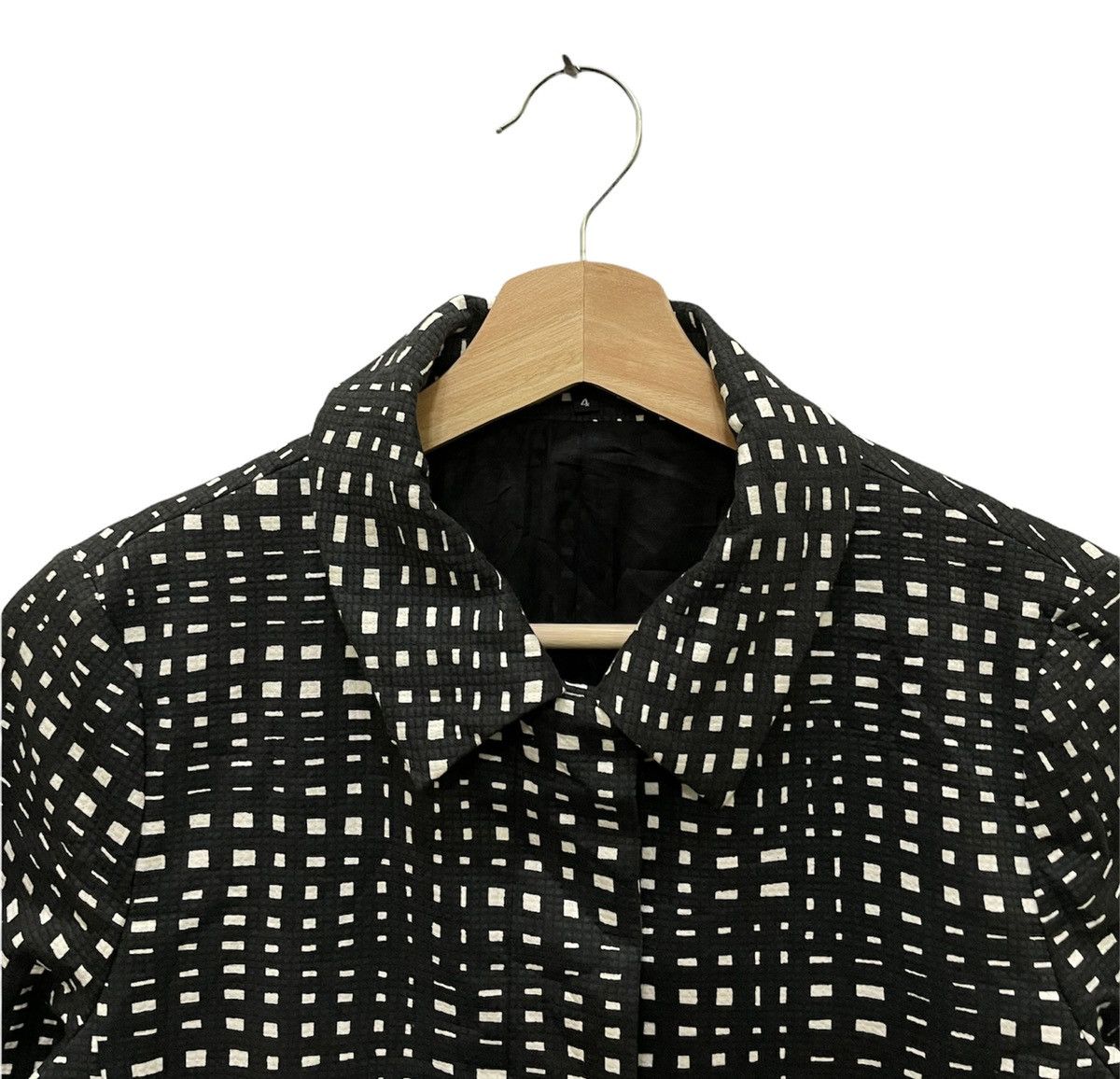 Theory Theory Illusional Checkered Buttons Long Jacket Size XS / US 0-2 / IT 36-38 - 8 Thumbnail