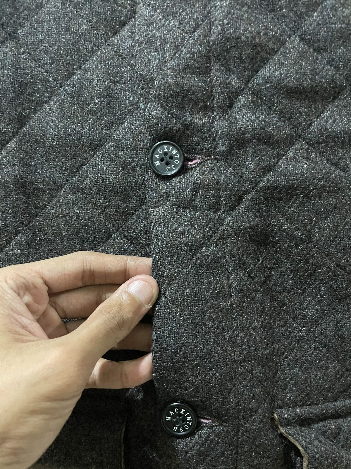 Mackintosh Mackintosh Made In Scotland Wool Quilted Jacket Size US M / EU 48-50 / 2 - 9 Thumbnail