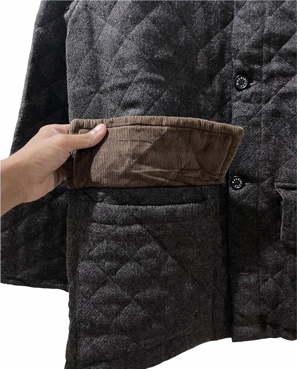 Mackintosh Mackintosh Made In Scotland Wool Quilted Jacket Size US M / EU 48-50 / 2 - 8 Thumbnail