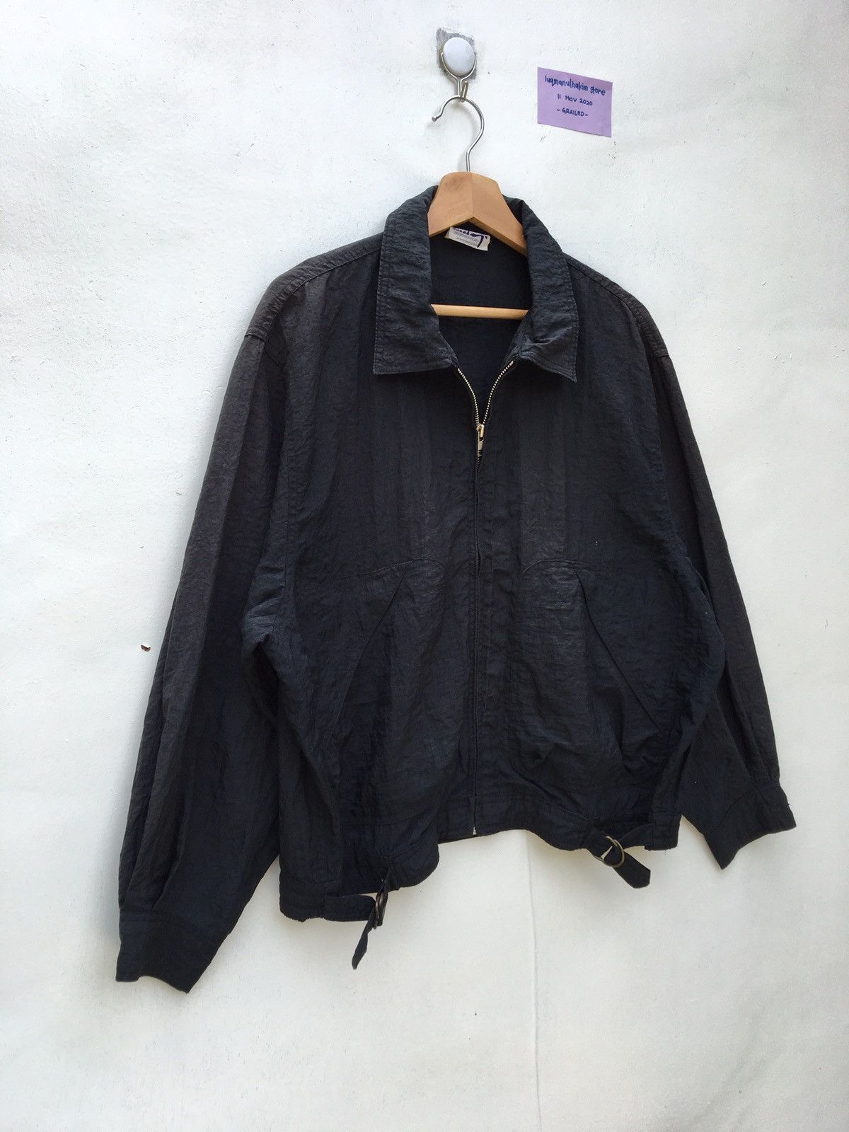 Issey Miyake Vtg 80s Hai Sporting Gear Issey Miyake BigLogo Spellout Jckt Size US L / EU 52-54 / 3 - 8 Thumbnail