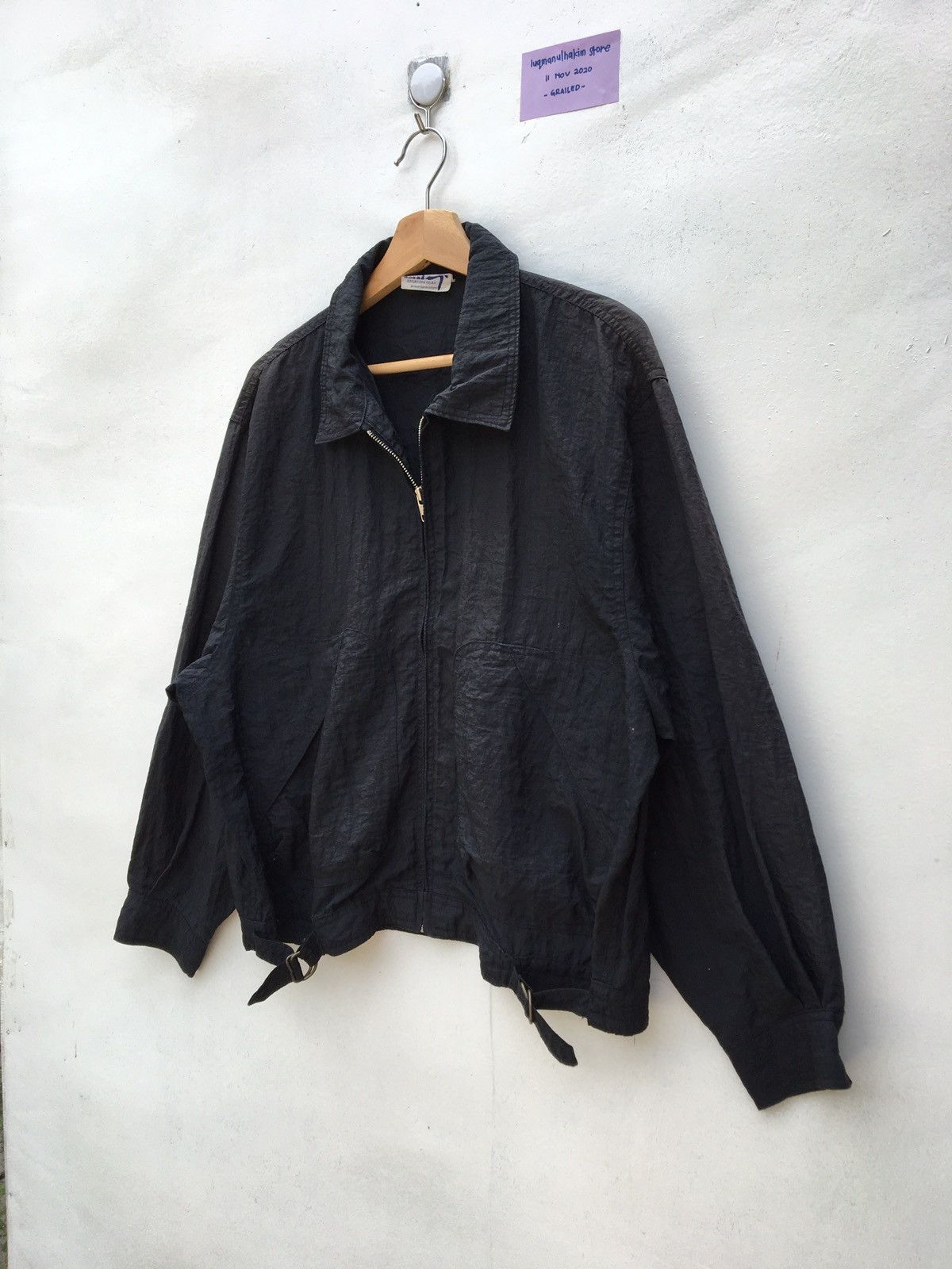 Issey Miyake Vtg 80s Hai Sporting Gear Issey Miyake BigLogo Spellout Jckt Size US L / EU 52-54 / 3 - 9 Thumbnail