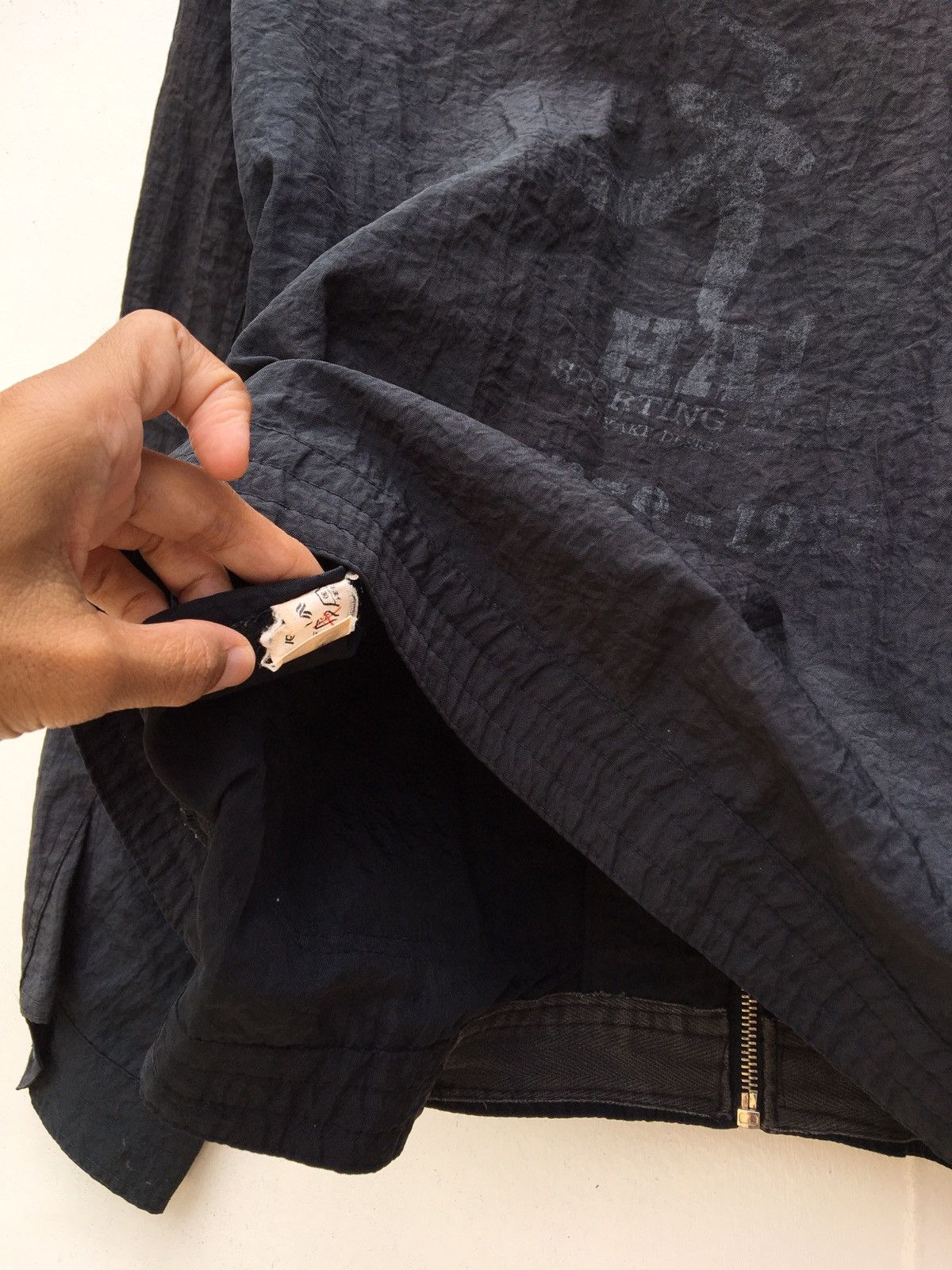 Issey Miyake Vtg 80s Hai Sporting Gear Issey Miyake BigLogo Spellout Jckt Size US L / EU 52-54 / 3 - 14 Thumbnail