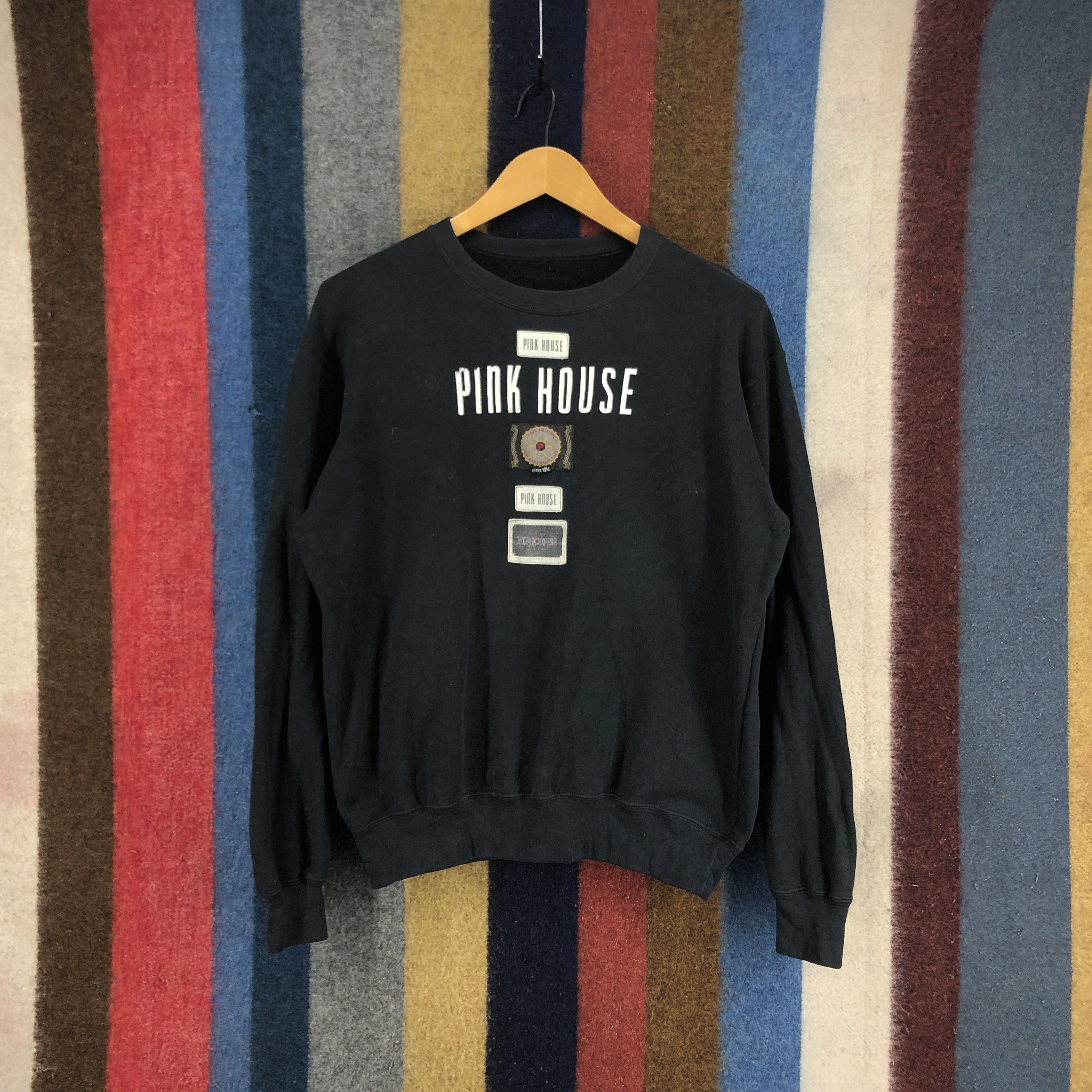 Pink House PINK HOUSE Crew Neck Sweatshirt #2793-101 Size US M / EU 48-50 / 2 - 1 Thumbnail