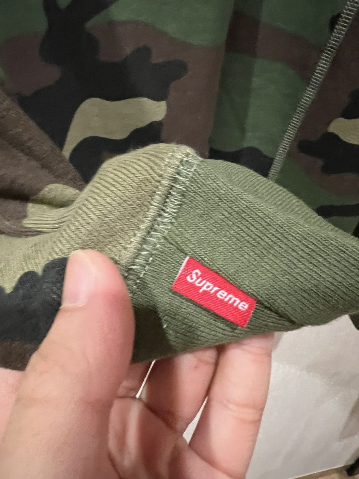 Supreme FW15 camo box logo crewneck Size US M / EU 48-50 / 2 - 8 Thumbnail