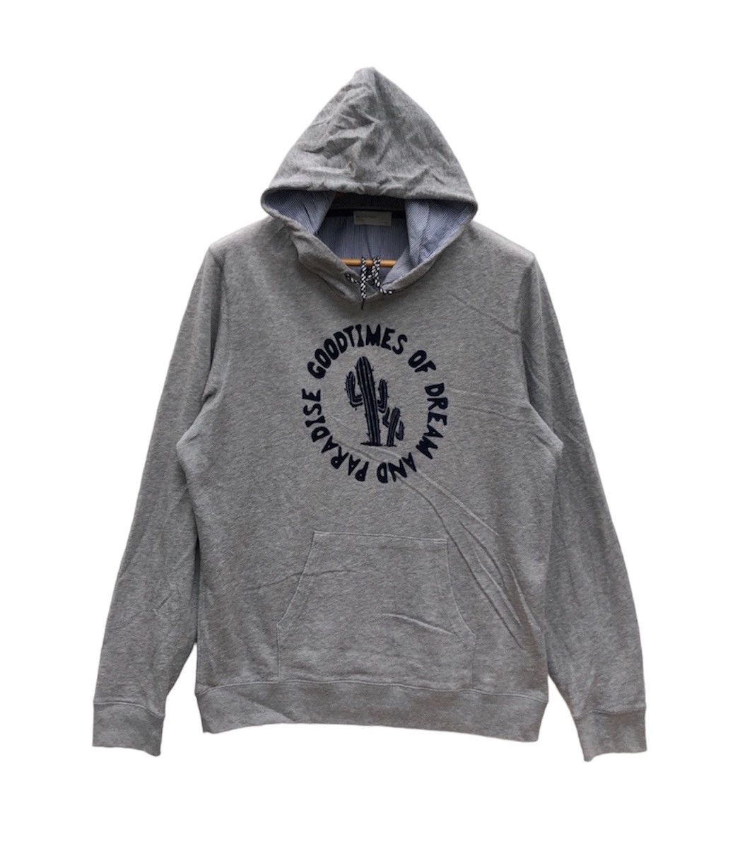 Japanese Brand Cactus Tree by BACK NUMBER Hoodie Pullover #0490-13 Size US L / EU 52-54 / 3 - 1 Thumbnail