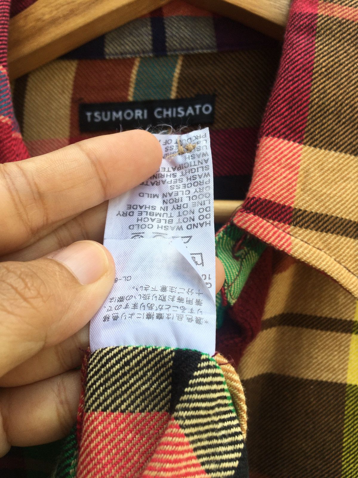 Issey Miyake Rare Vintage Tsumori Chisato Plaid Checkered Shirt Size US M / EU 48-50 / 2 - 9 Thumbnail
