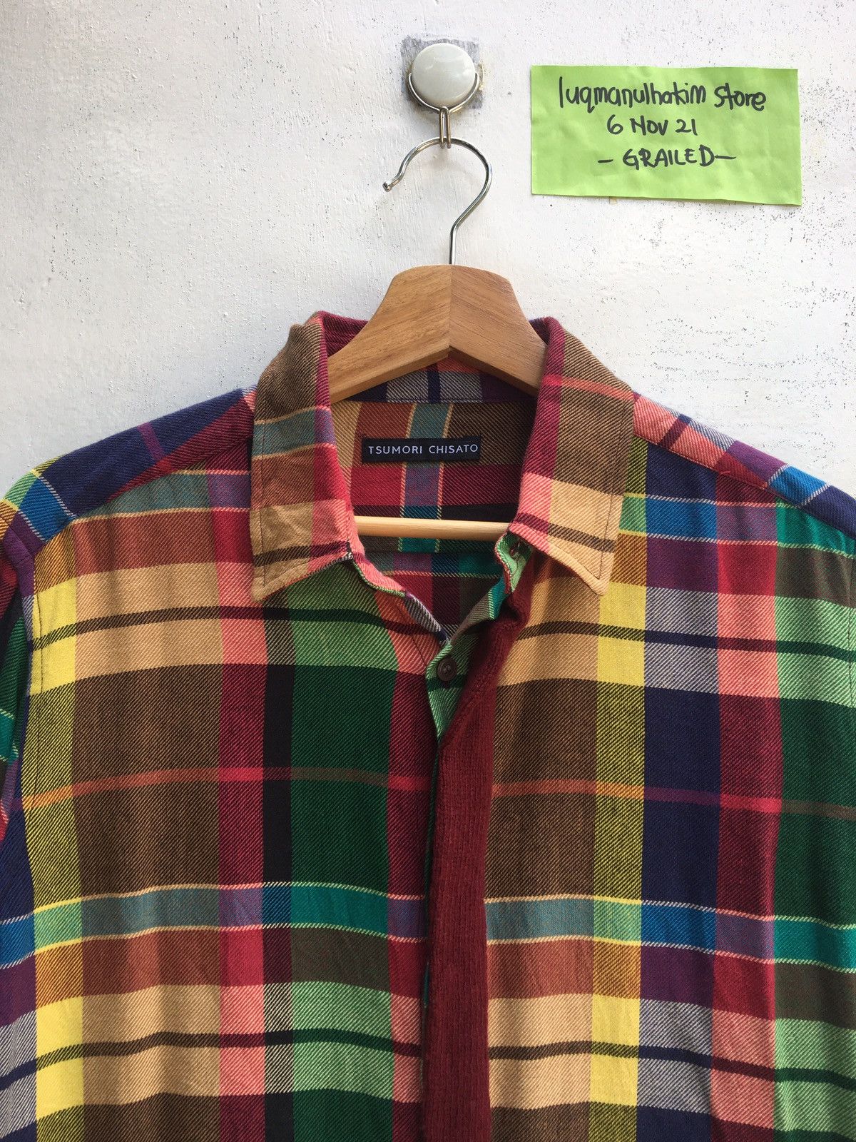 Issey Miyake Rare Vintage Tsumori Chisato Plaid Checkered Shirt Size US M / EU 48-50 / 2 - 4 Thumbnail
