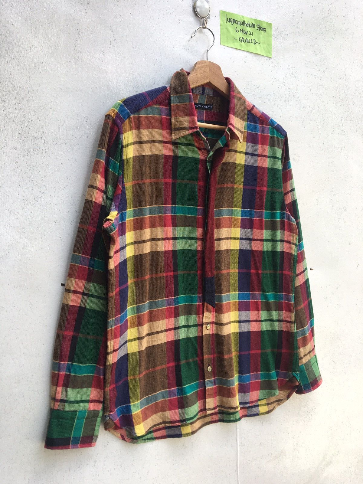 Issey Miyake Rare Vintage Tsumori Chisato Plaid Checkered Shirt Size US M / EU 48-50 / 2 - 2 Thumbnail