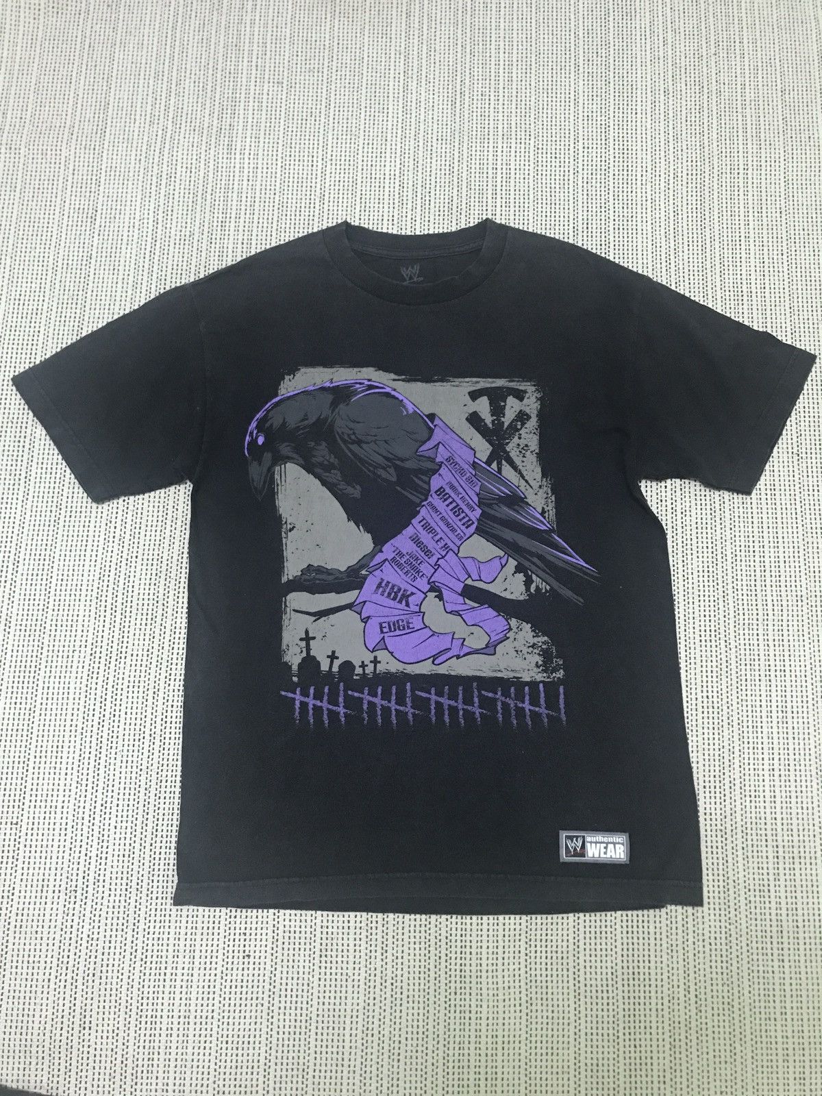 image of Vintage Wwe Very in Black, Men's (Size Medium)