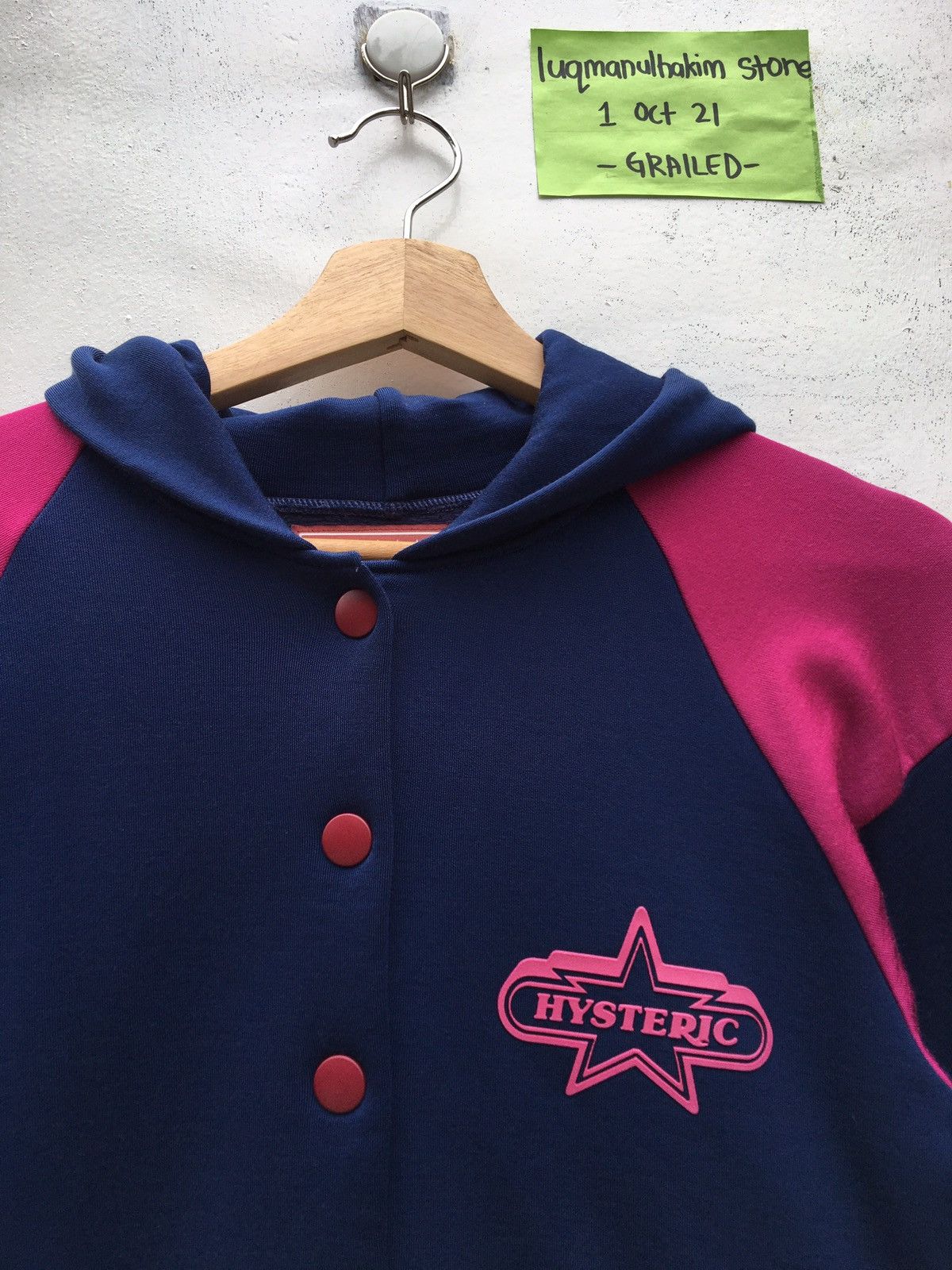 Hysteric Glamour Rare Vintage Hysteric Glamour Star Logo Hoodie Size US S / EU 44-46 / 1 - 11 Thumbnail