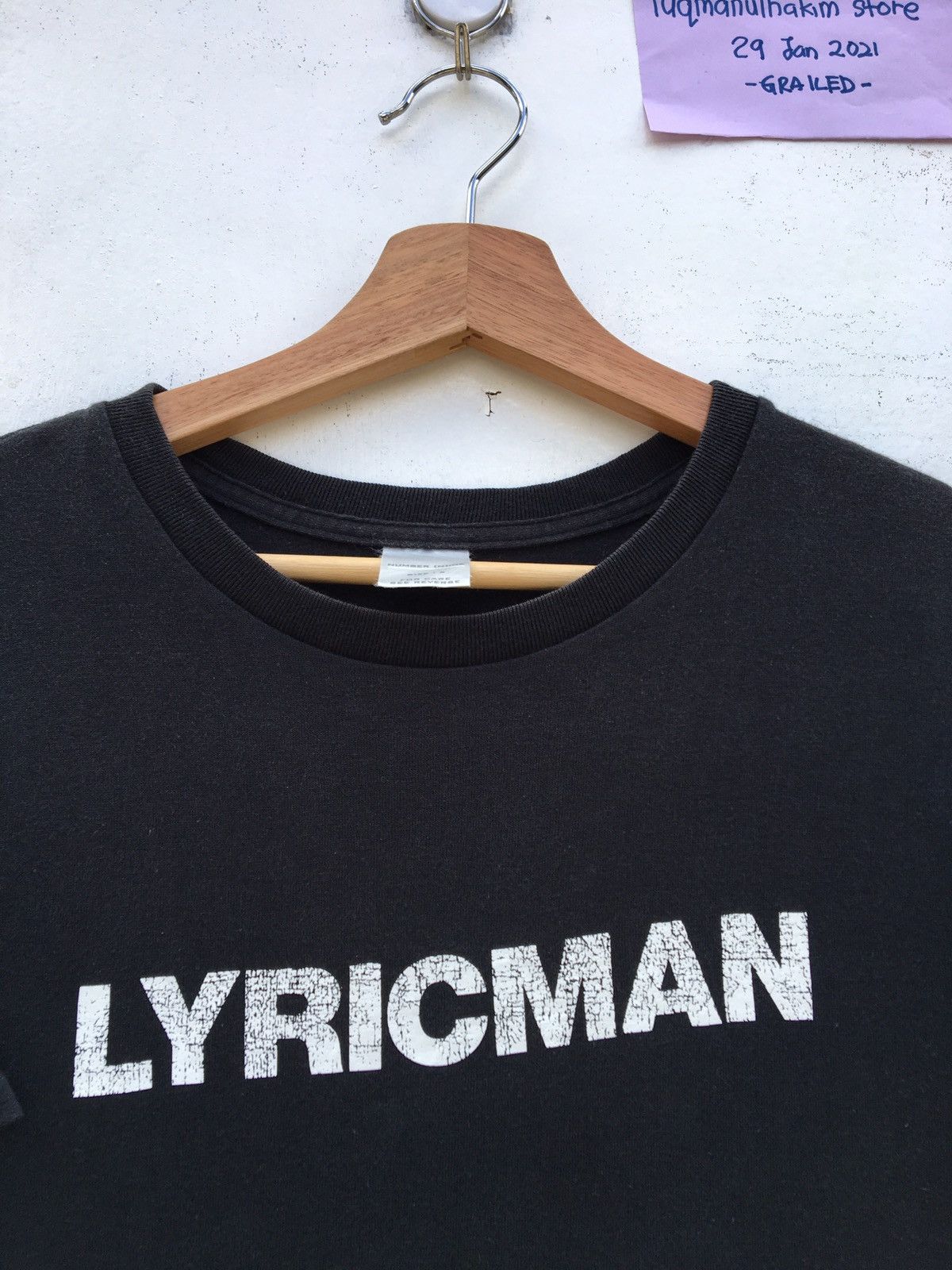 Number (N)ine Rare Number Nine Lyricman Spellout Tshirt | Grailed