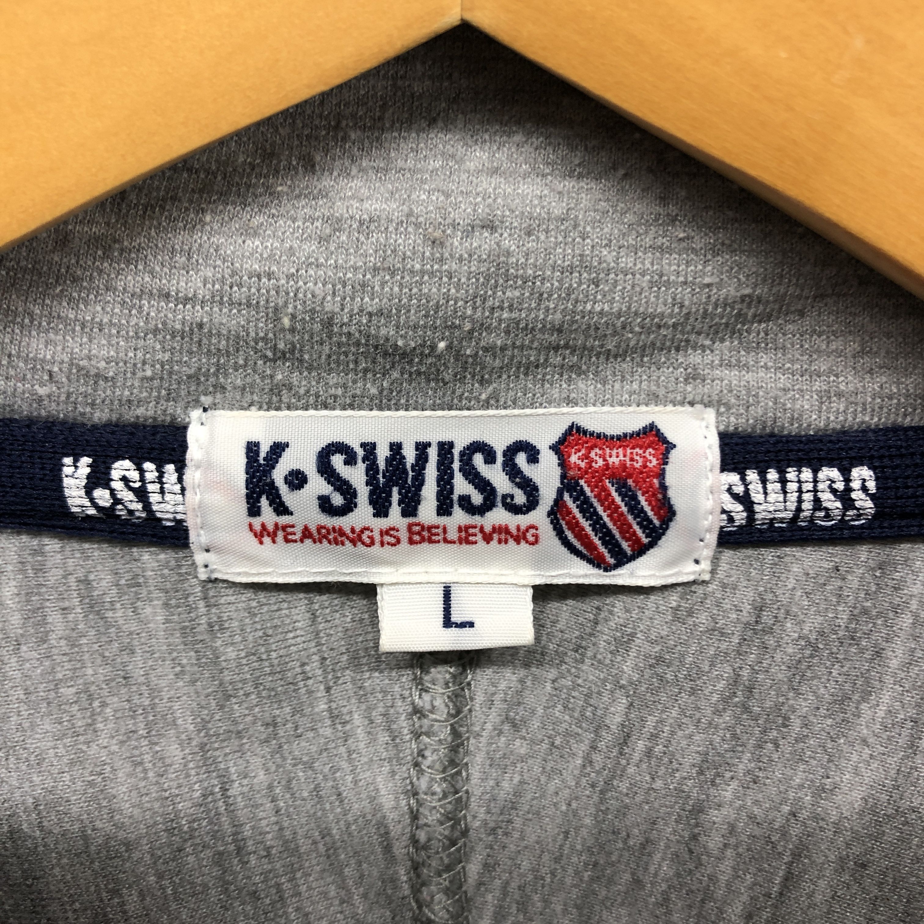 K-Swiss K SWISS Turtle Neck Sweatshirt Jumper #2624-94 Size US M / EU 48-50 / 2 - 5 Thumbnail