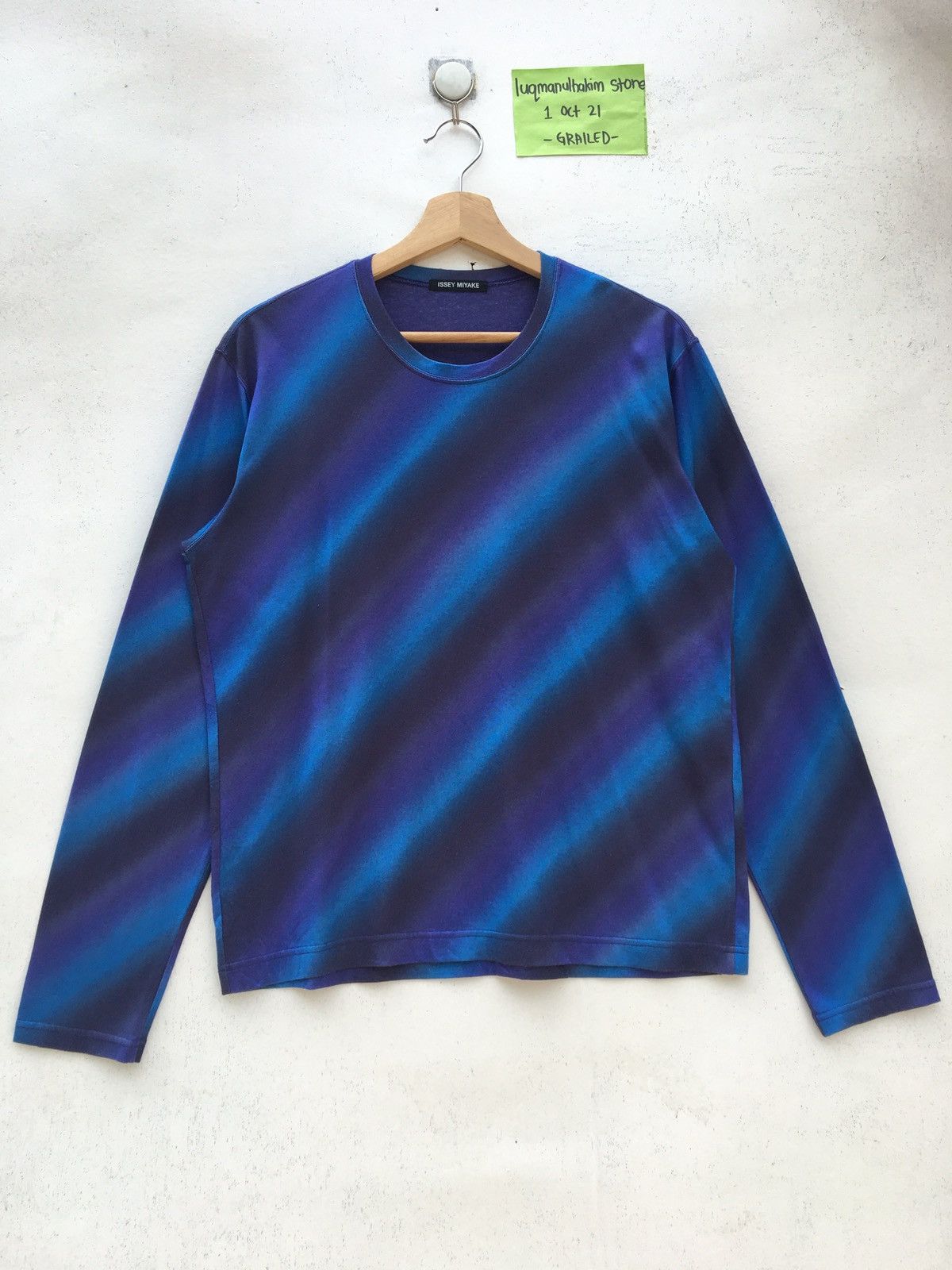 Issey Miyake Rare Issey Miyake IS Two Tone Stripes Longsleeve Shirt Size US M / EU 48-50 / 2 - 1 Thumbnail