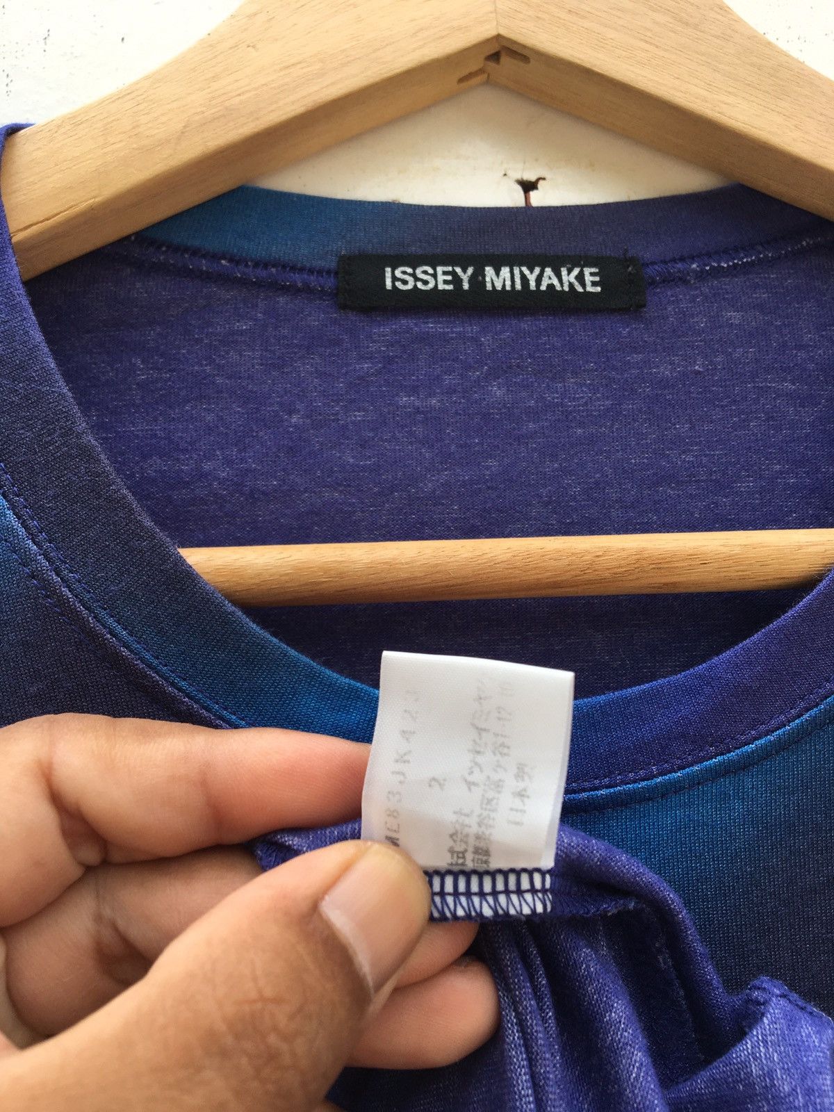 Issey Miyake Rare Issey Miyake IS Two Tone Stripes Longsleeve Shirt Size US M / EU 48-50 / 2 - 8 Thumbnail