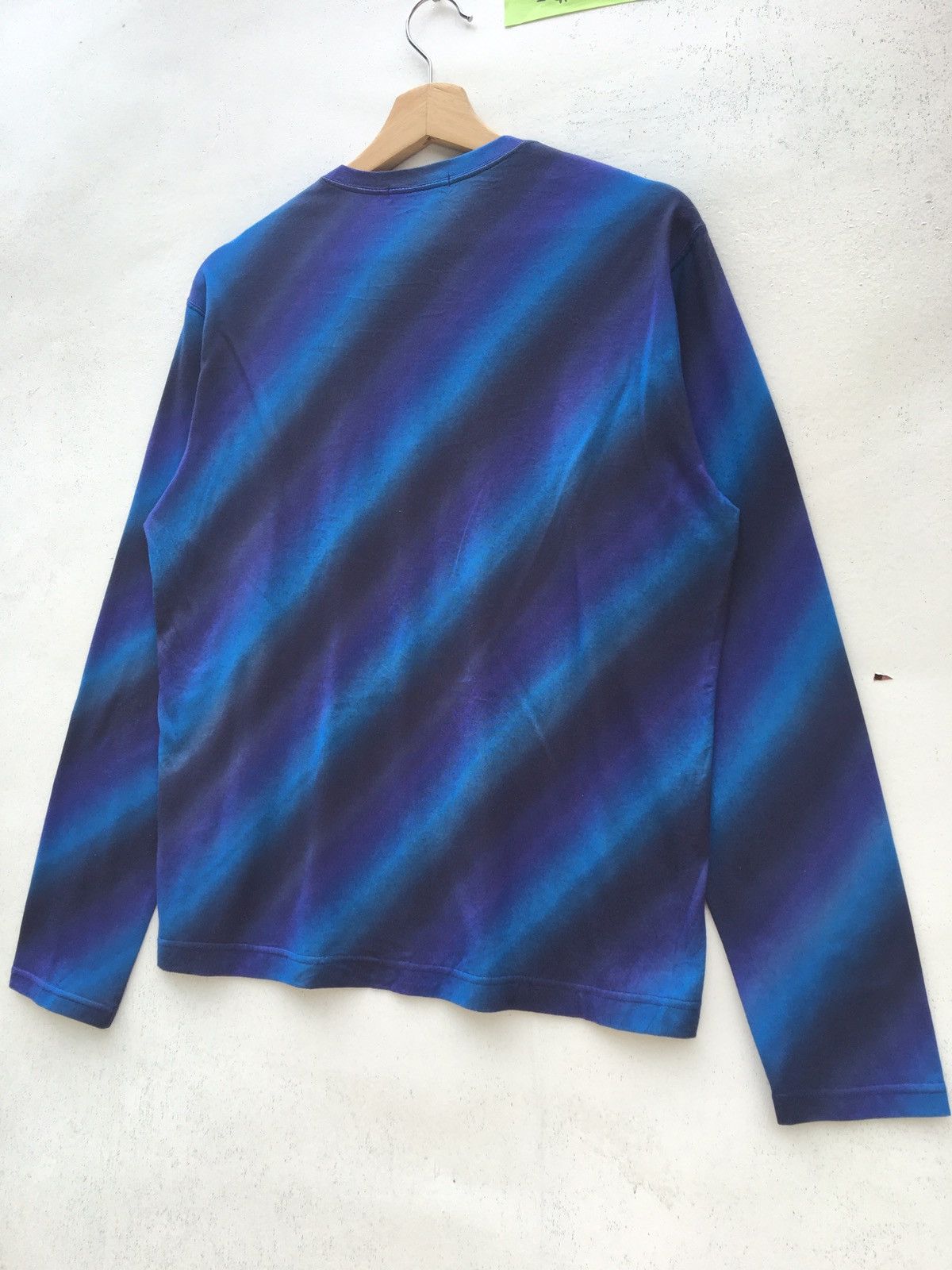 Issey Miyake Rare Issey Miyake IS Two Tone Stripes Longsleeve Shirt Size US M / EU 48-50 / 2 - 11 Thumbnail