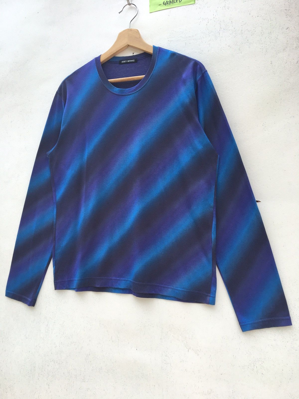 Issey Miyake Rare Issey Miyake IS Two Tone Stripes Longsleeve Shirt Size US M / EU 48-50 / 2 - 3 Thumbnail