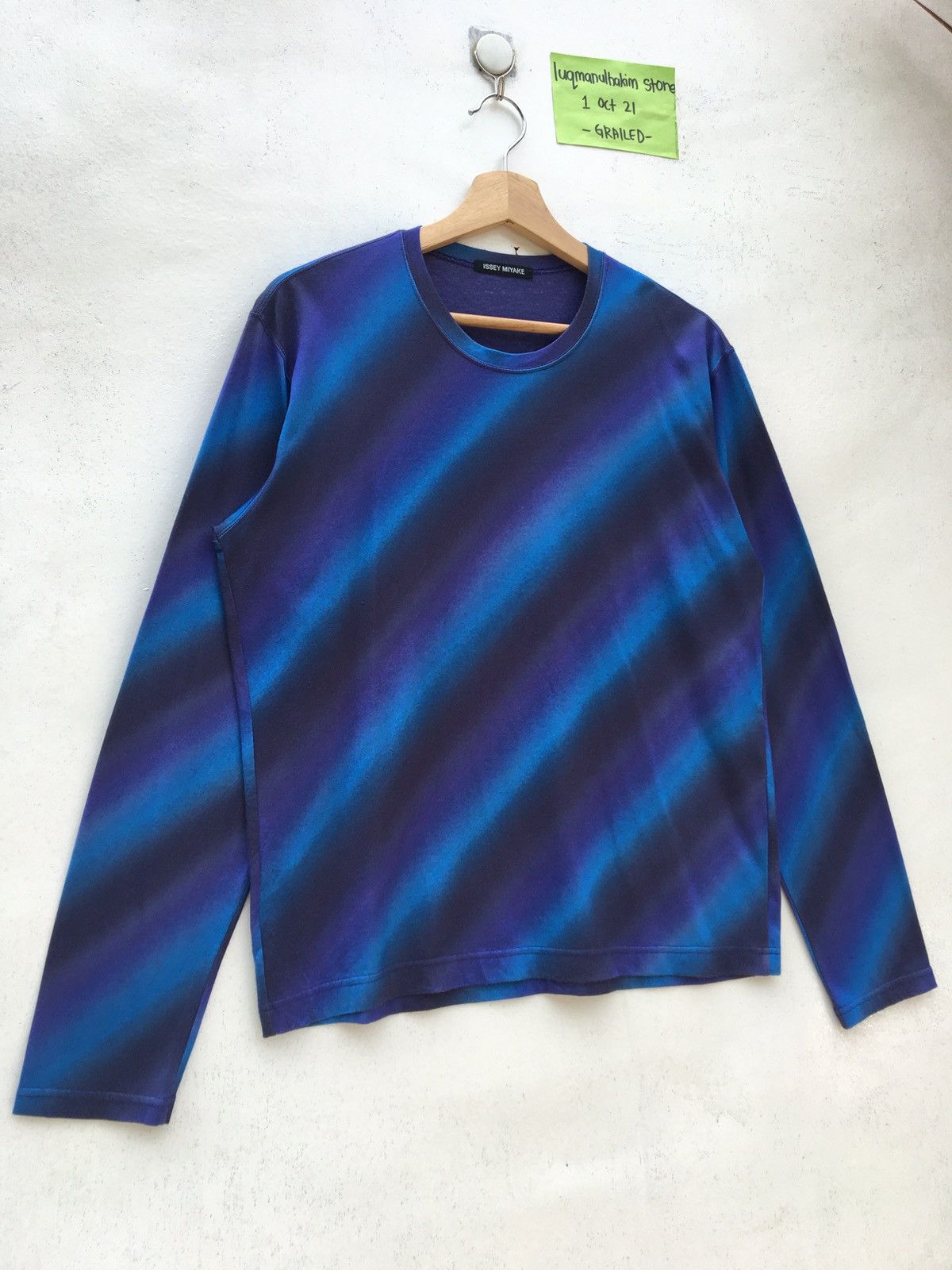 Issey Miyake Rare Issey Miyake IS Two Tone Stripes Longsleeve Shirt Size US M / EU 48-50 / 2 - 2 Thumbnail