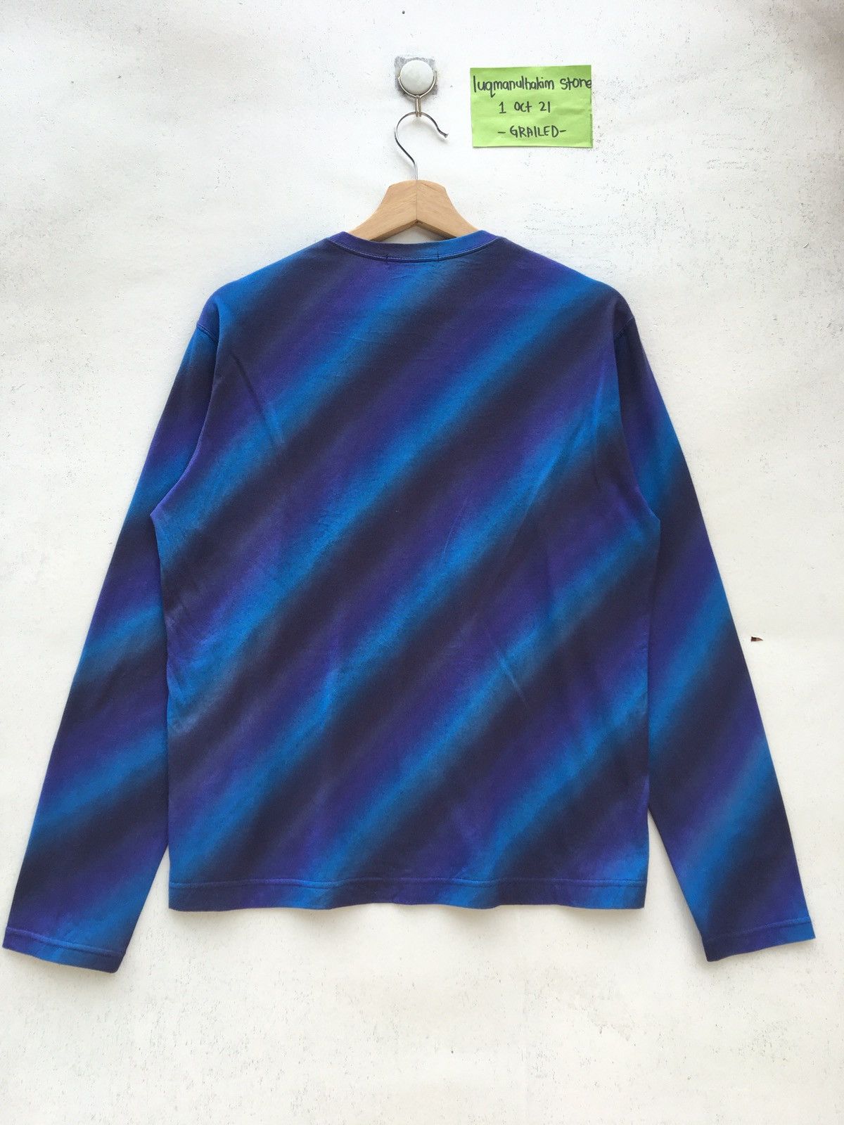 Issey Miyake Rare Issey Miyake IS Two Tone Stripes Longsleeve Shirt Size US M / EU 48-50 / 2 - 9 Thumbnail