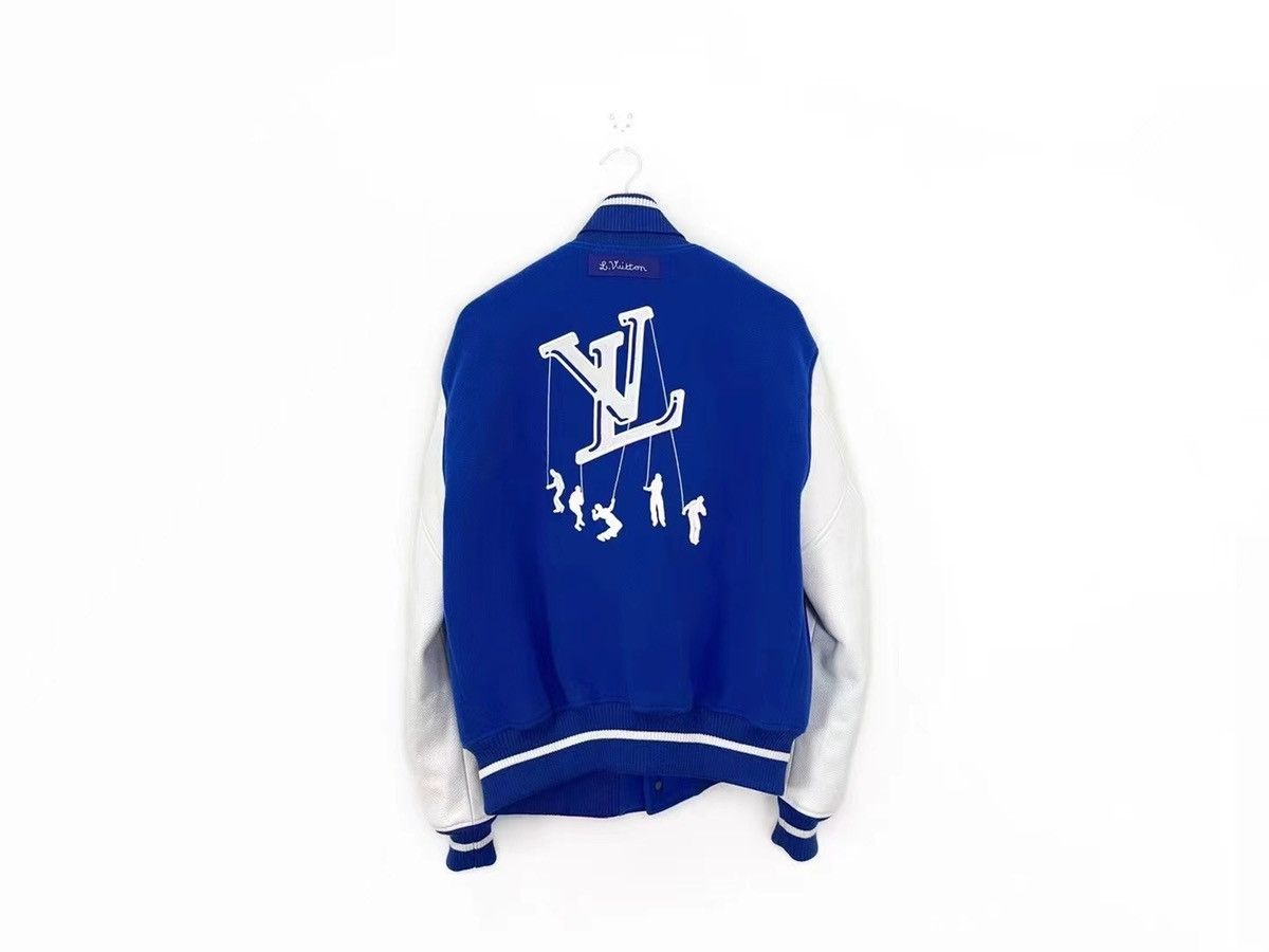 Louis Vuitton × Virgil Abloh Puppet baseball varsity jacket Size US M / EU 48-50 / 2 - 2 Thumbnail