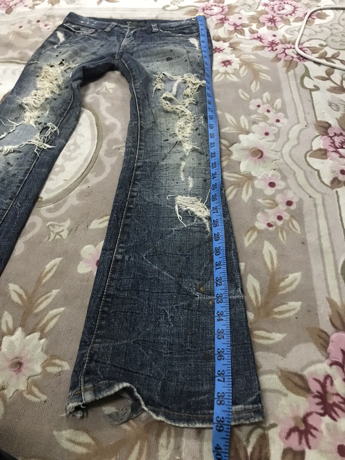 Japanese Brand rare!!! unisex vintage juriano jurrie very rare items Size 31" - 14 Thumbnail