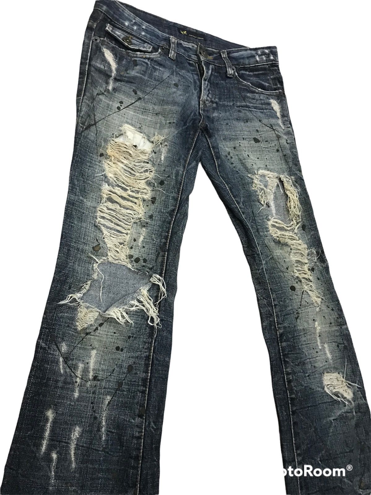 Japanese Brand rare!!! unisex vintage juriano jurrie very rare items Size 31" - 3 Thumbnail