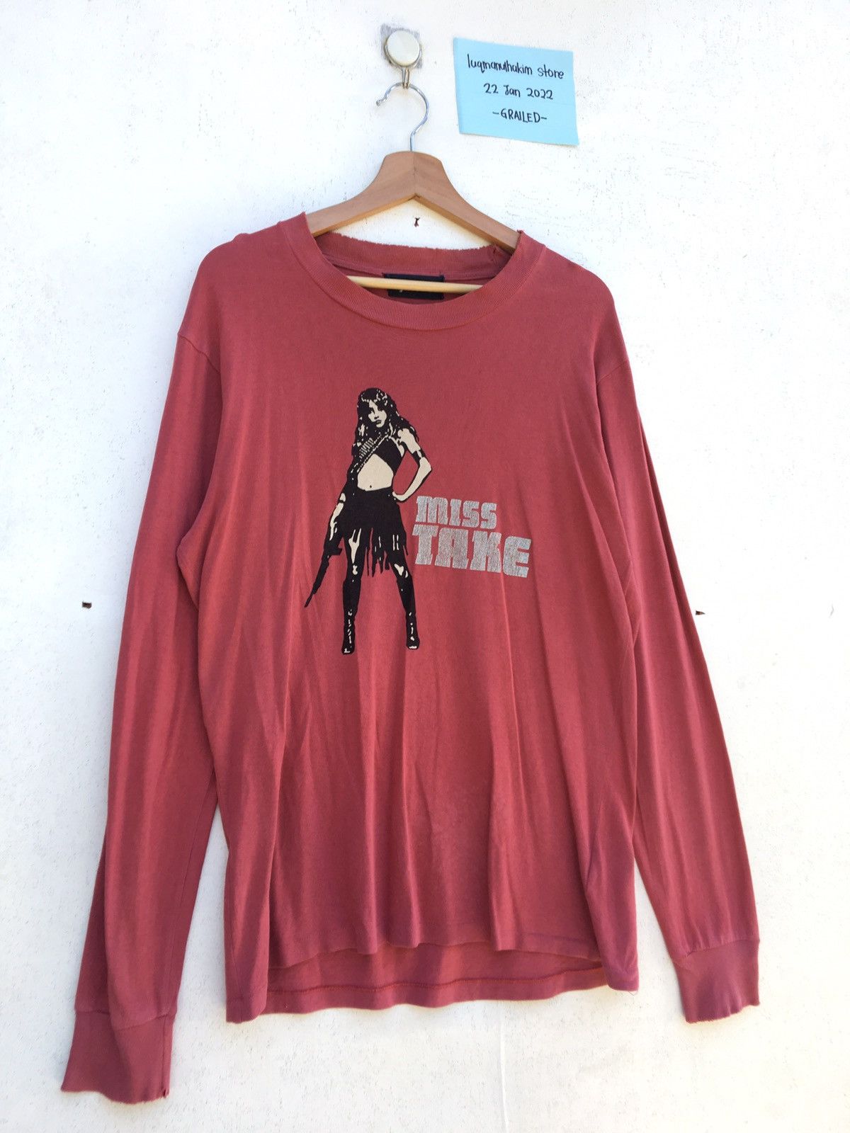 Hysteric Glamour Vintage Hysteric Glamour Miss Take Longsleeve Shirt Size US L / EU 52-54 / 3 - 3 Thumbnail