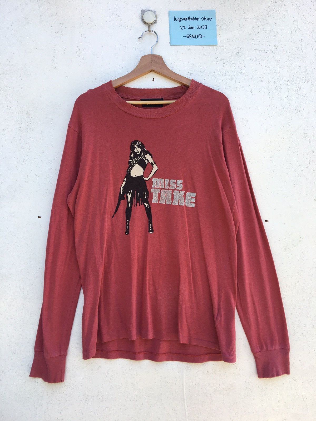 Hysteric Glamour Vintage Hysteric Glamour Miss Take Longsleeve Shirt Size US L / EU 52-54 / 3 - 2 Thumbnail